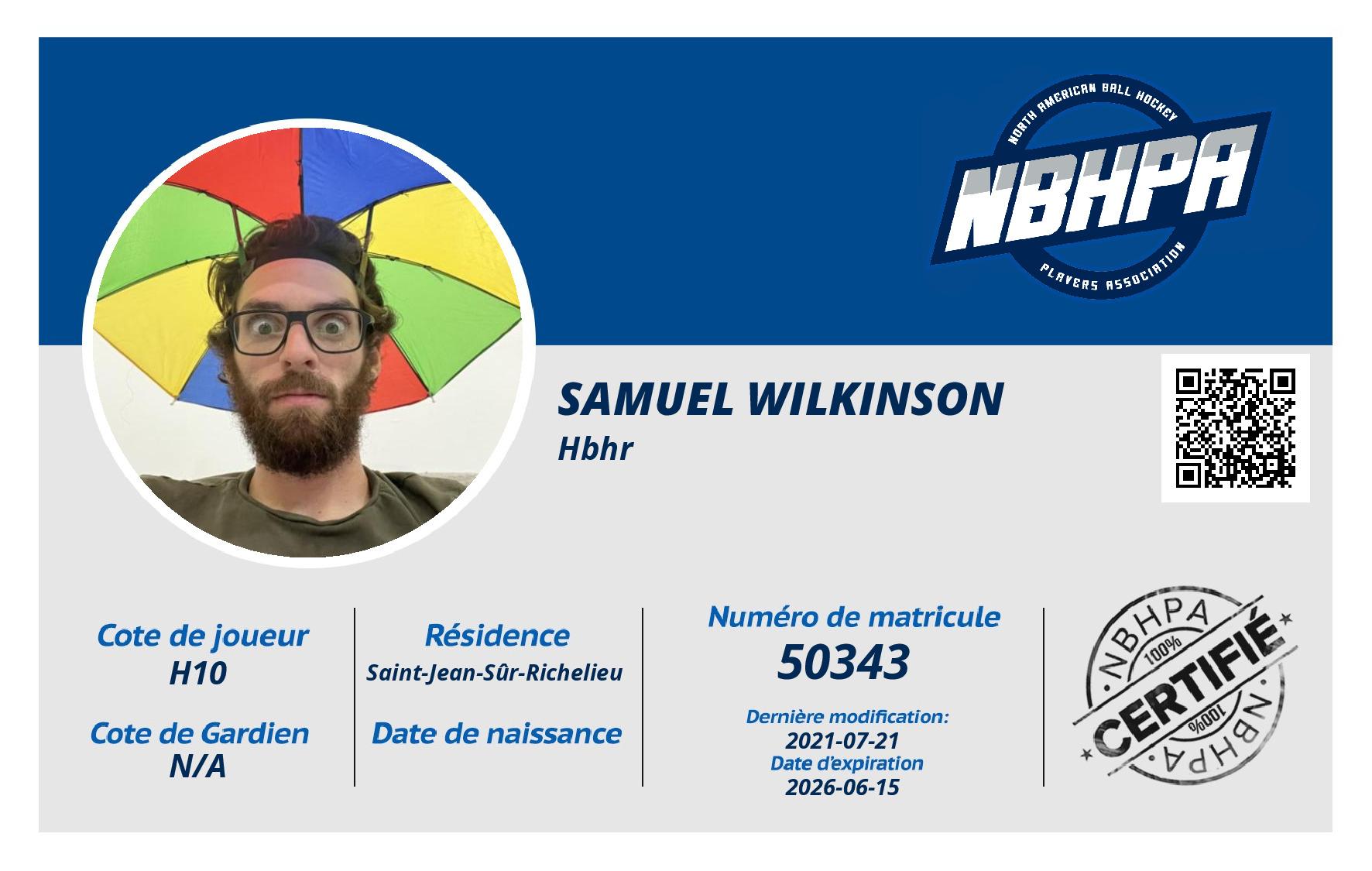 Samuel Wilkinson 