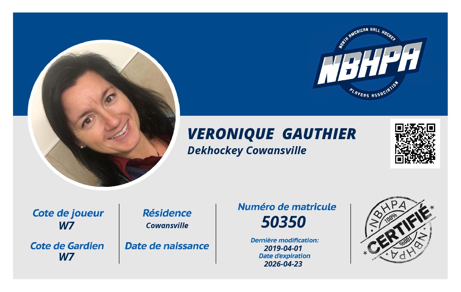 Veronique  Gauthier 
