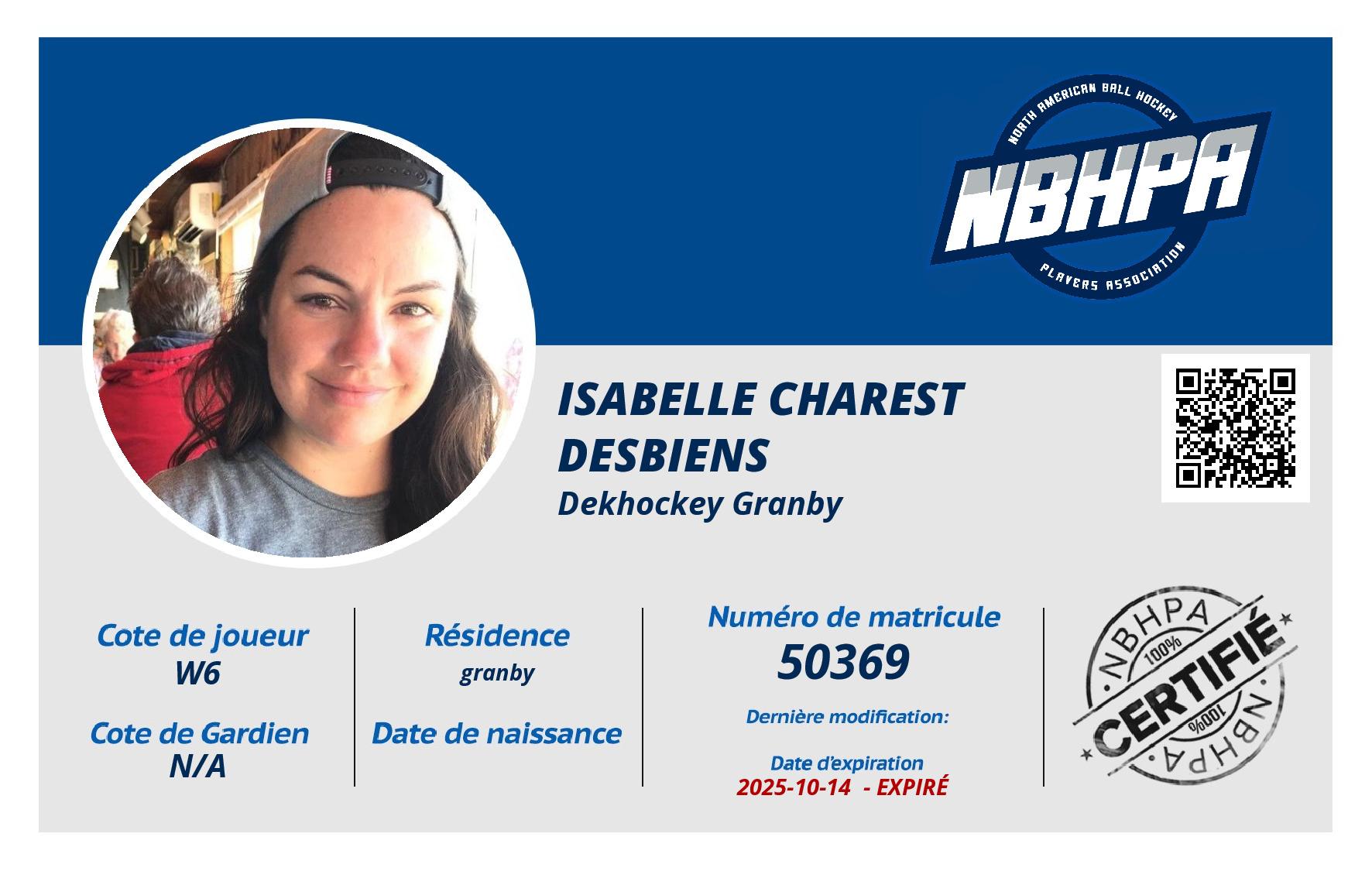 Isabelle Charest Desbiens