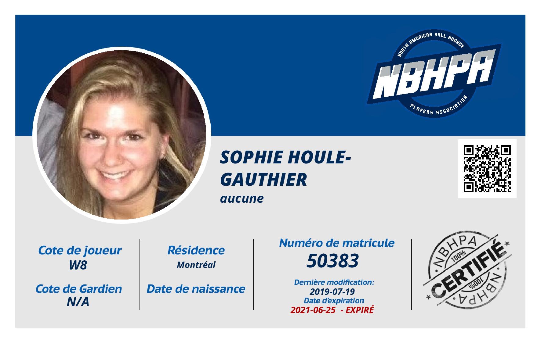 Sophie Houle-Gauthier