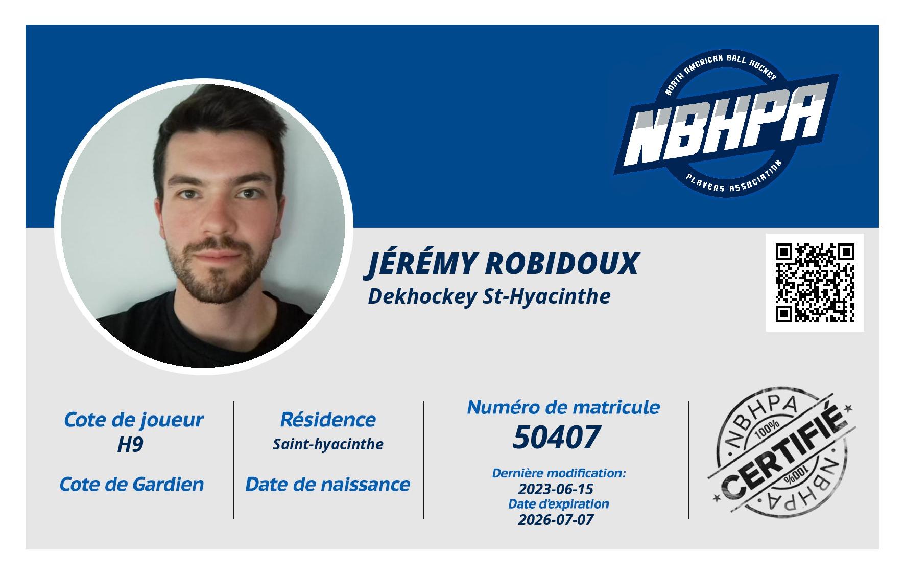 Jérémy Robidoux