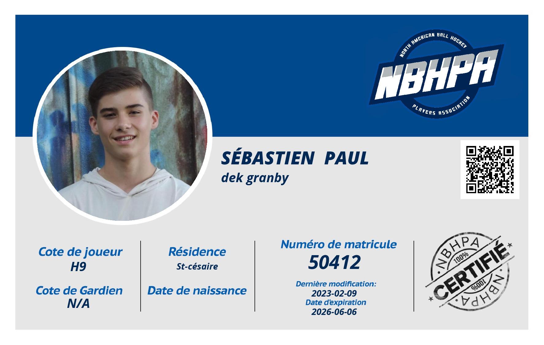 Sébastien  Paul