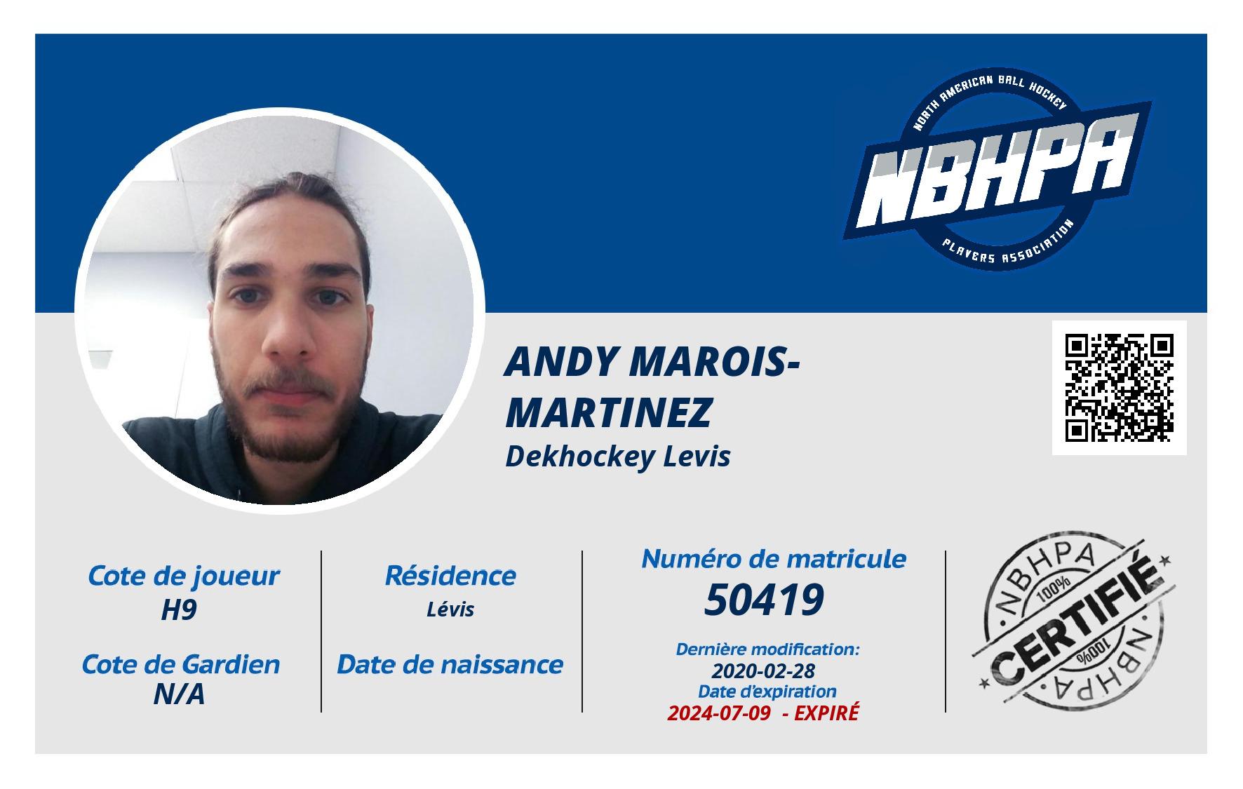 Andy Marois-Martinez