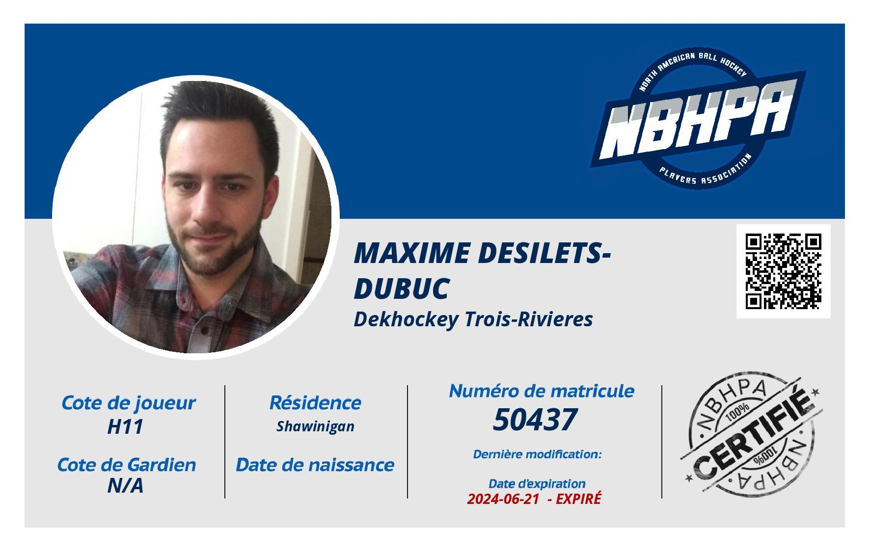 Maxime Desilets-Dubuc