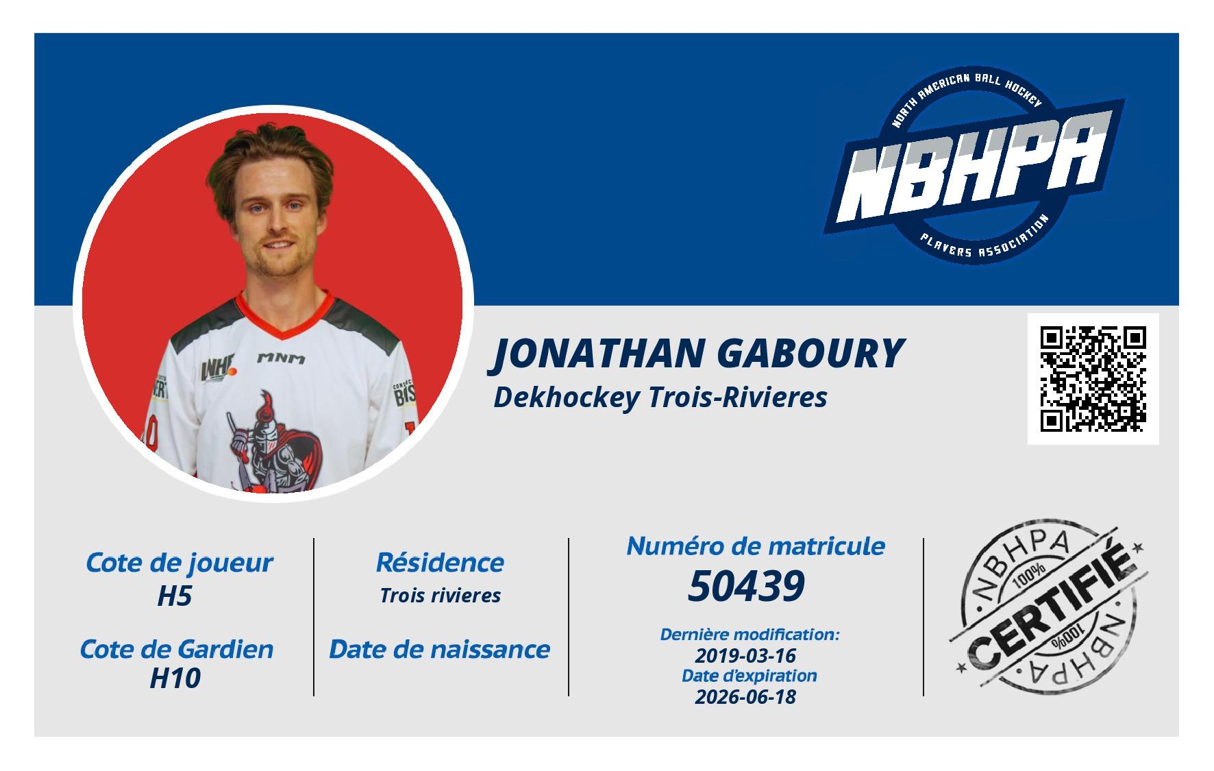 Jonathan Gaboury