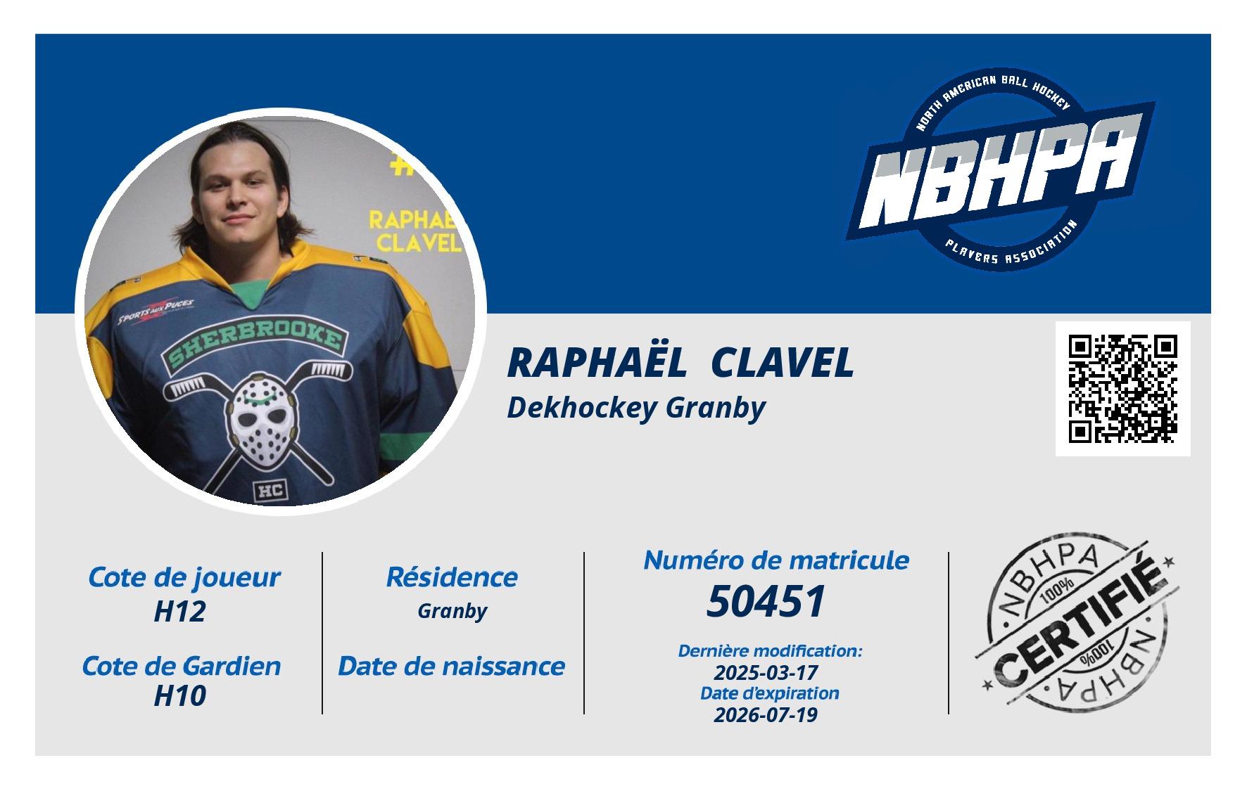 Raphaël  Clavel 