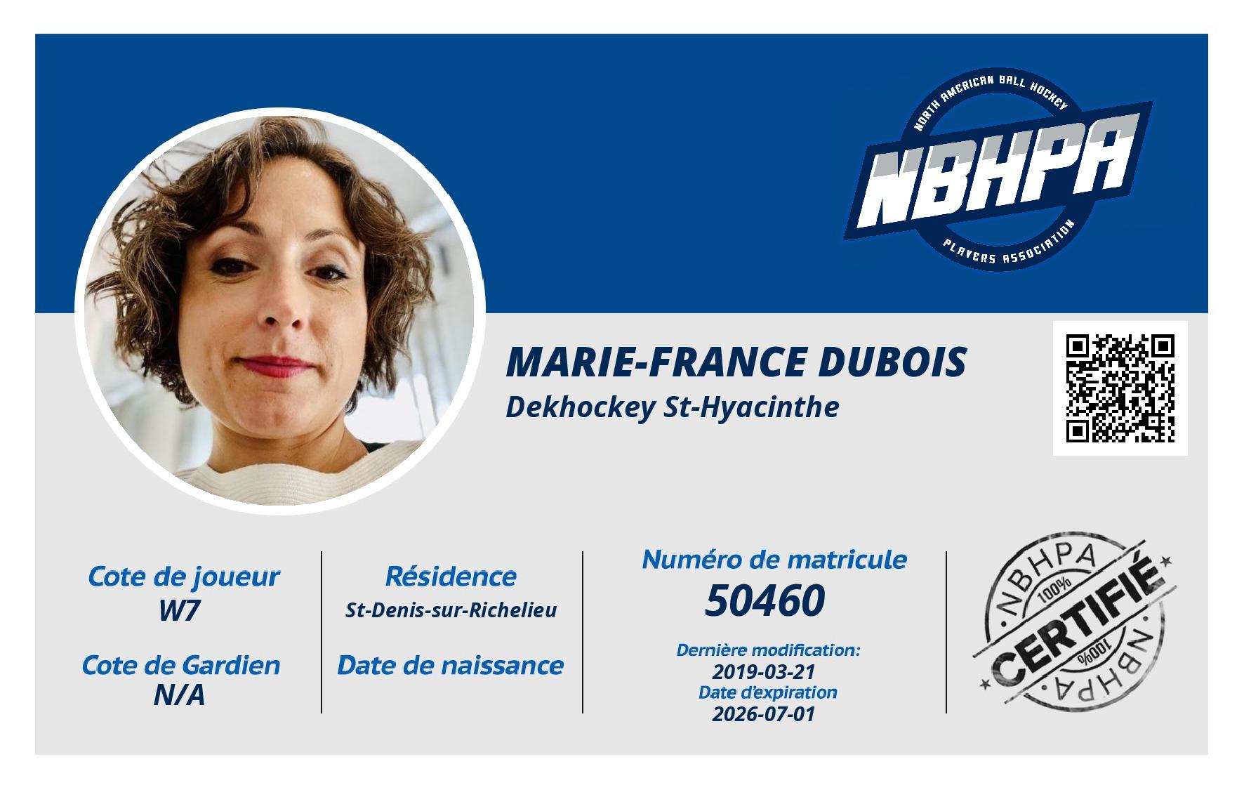 Marie-France Dubois