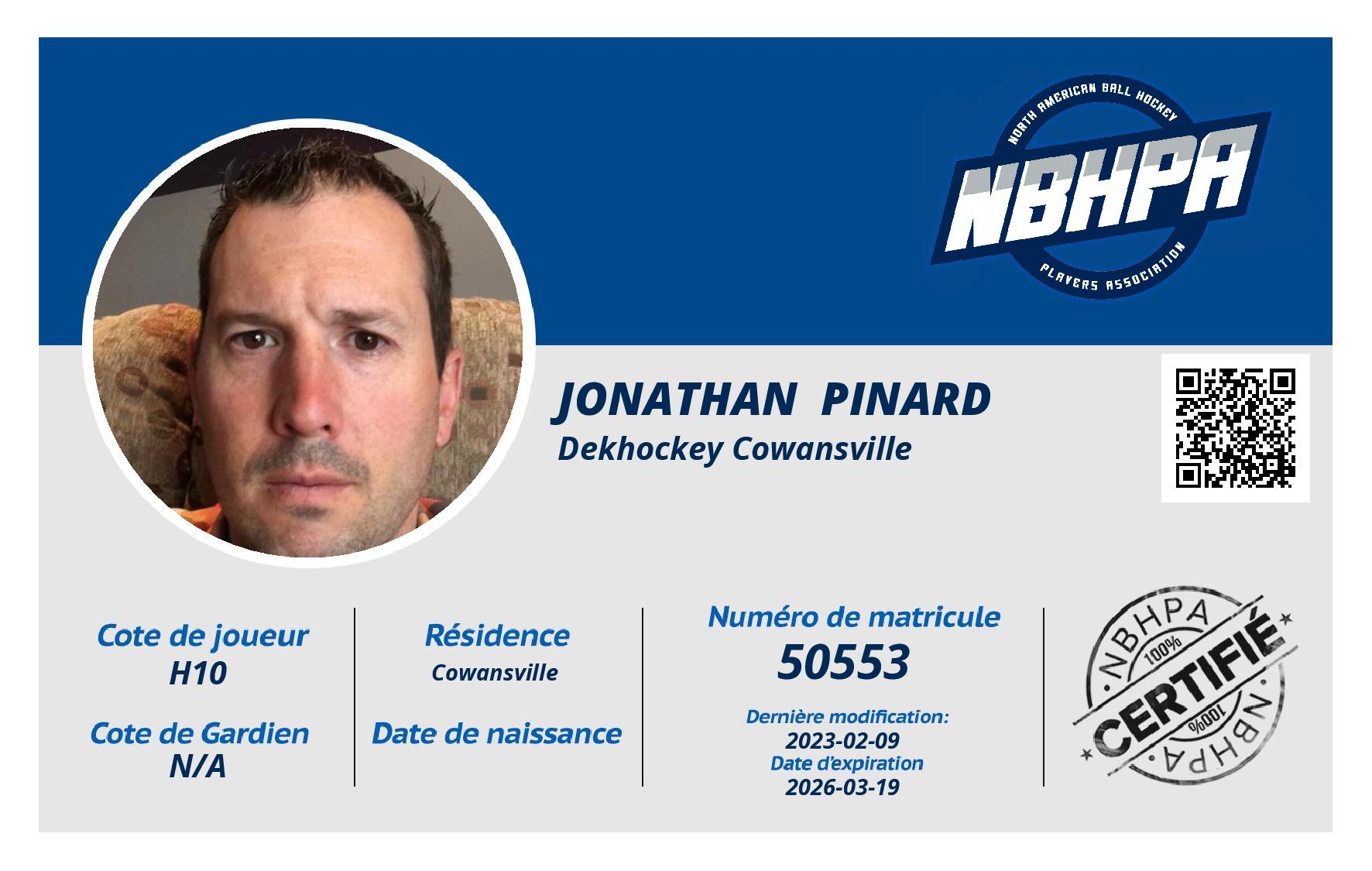 Jonathan  Pinard 