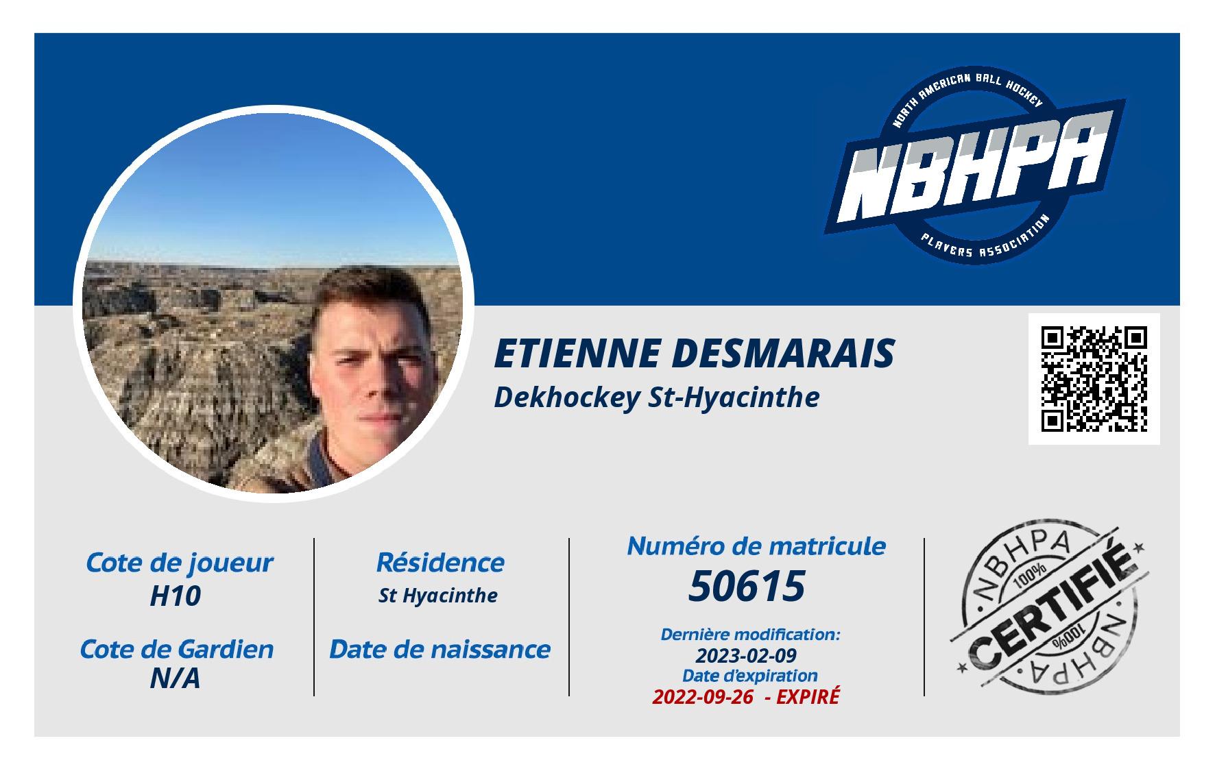Etienne Desmarais