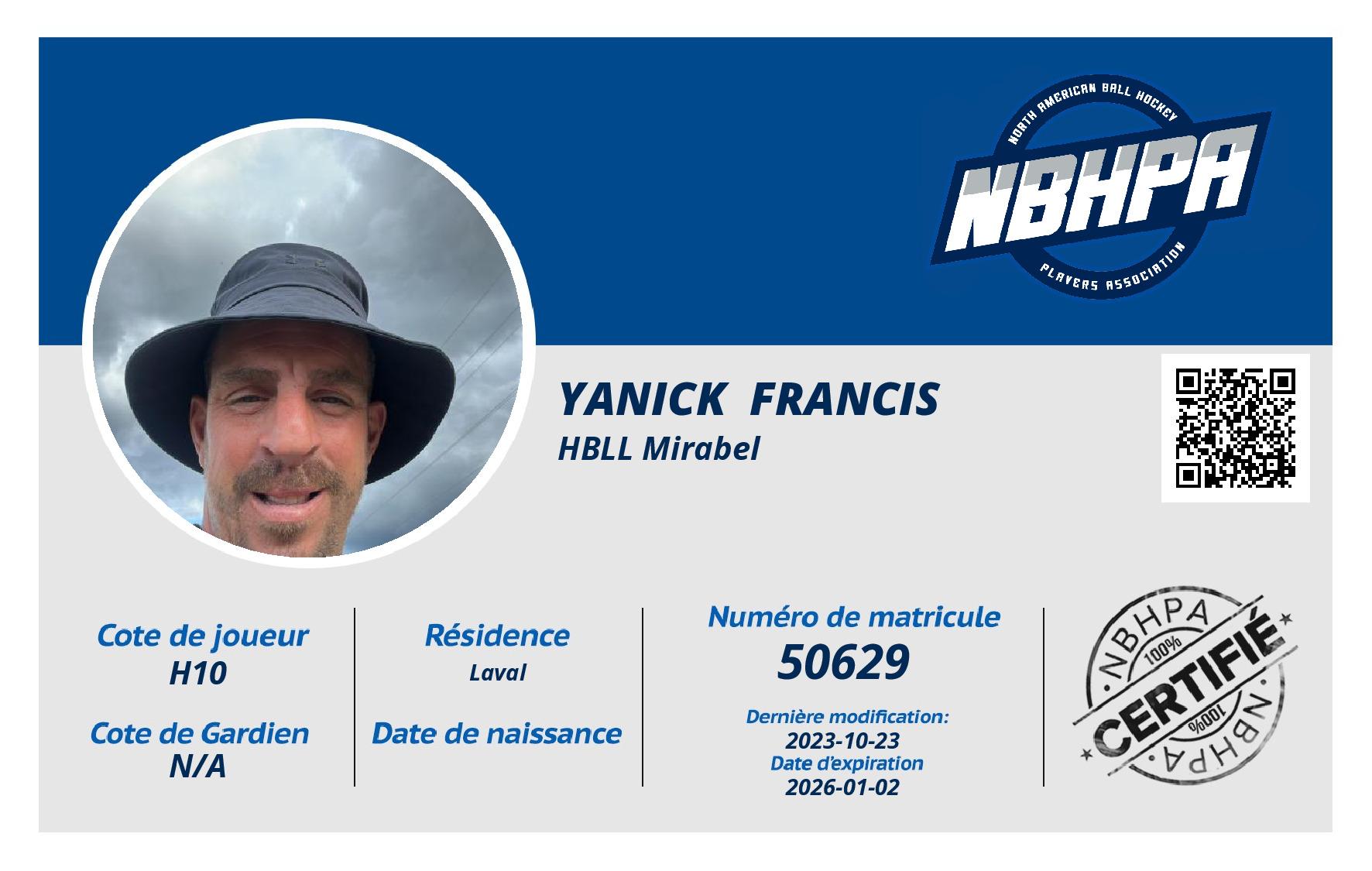 Yanick  Francis