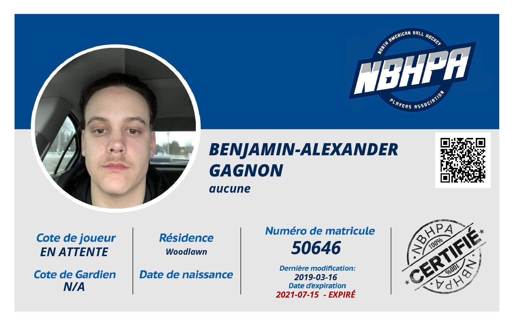 Benjamin-Alexander Gagnon