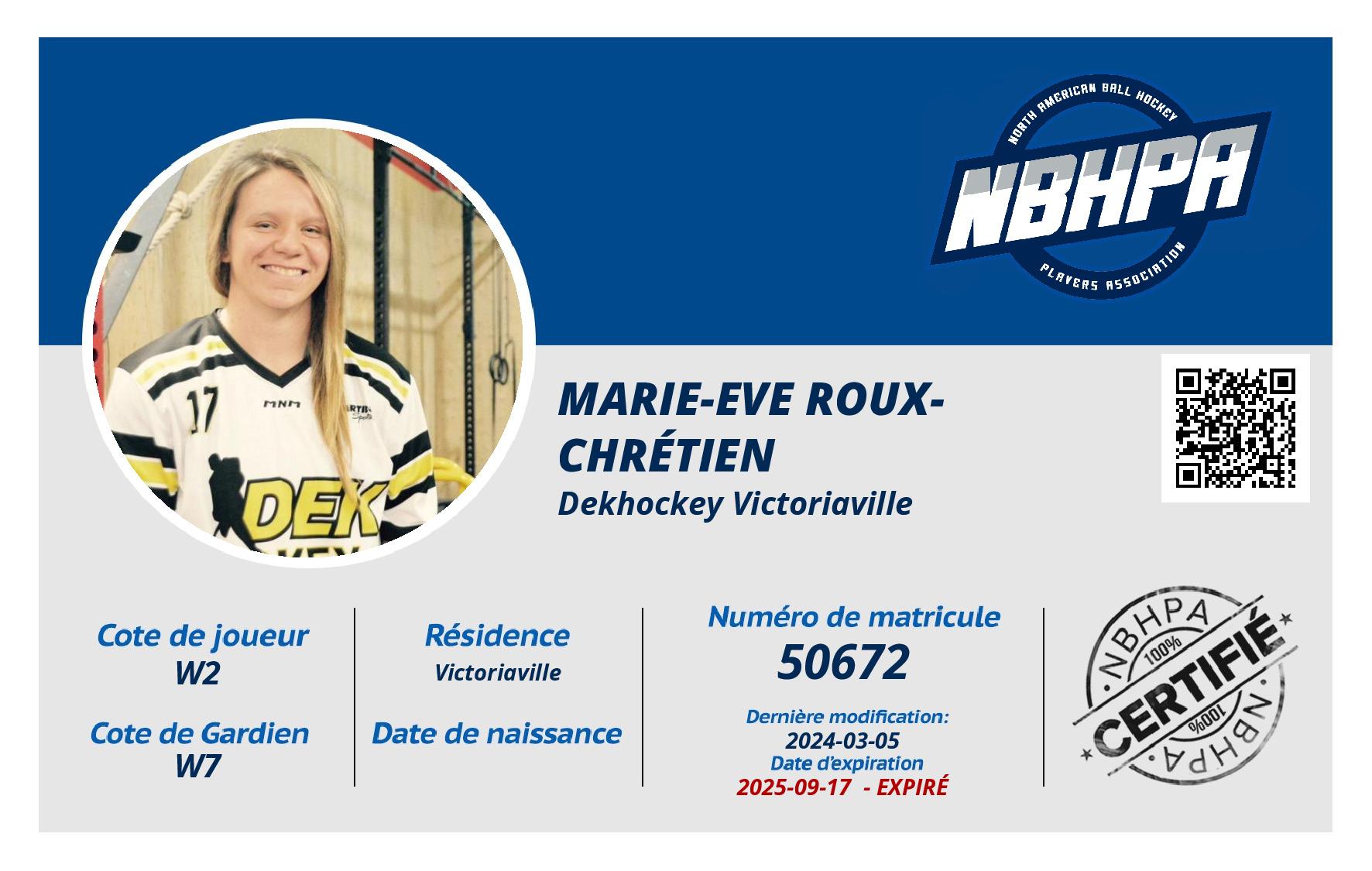 Marie-Eve Roux-Chrétien