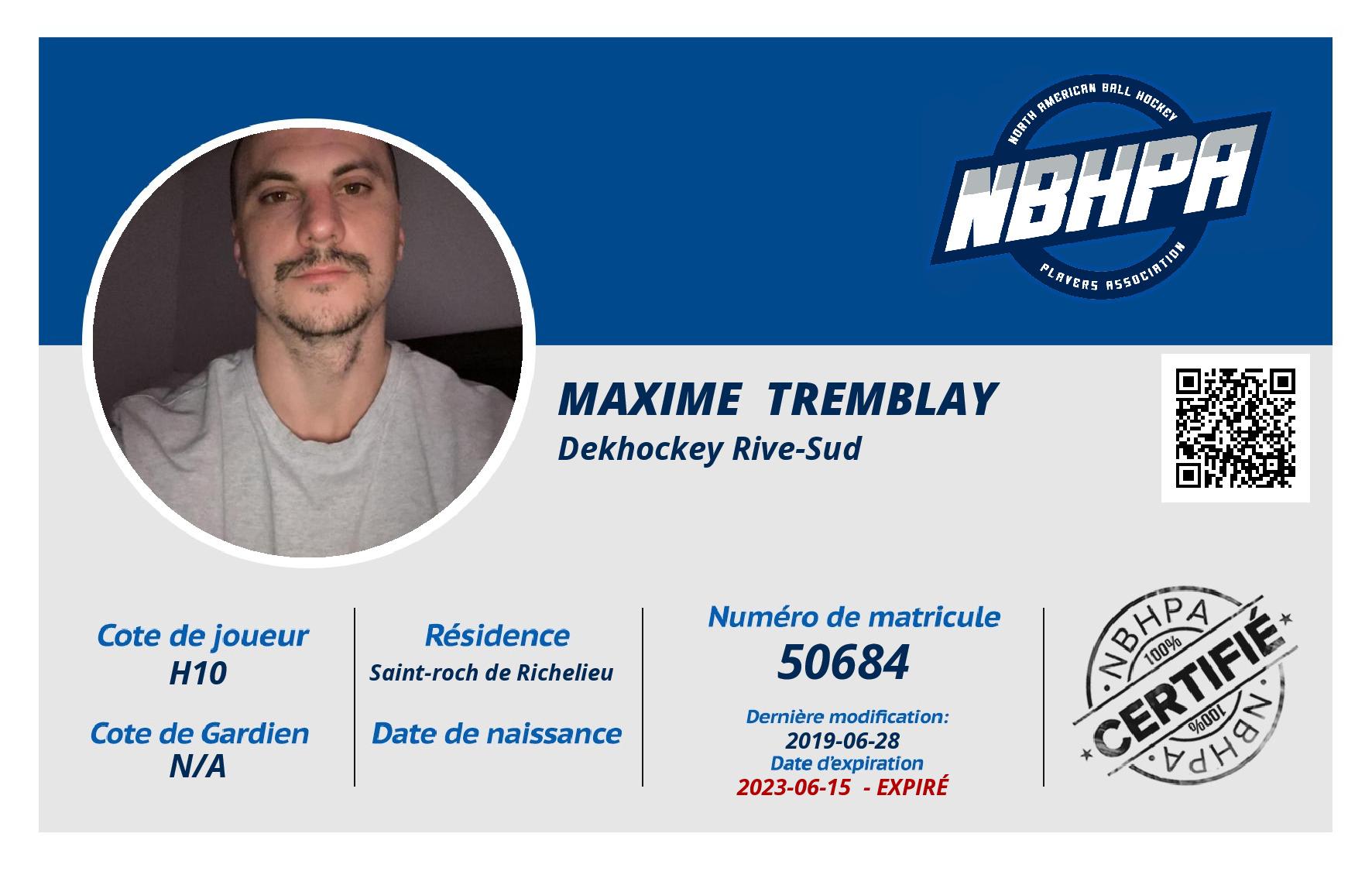 Maxime  Tremblay