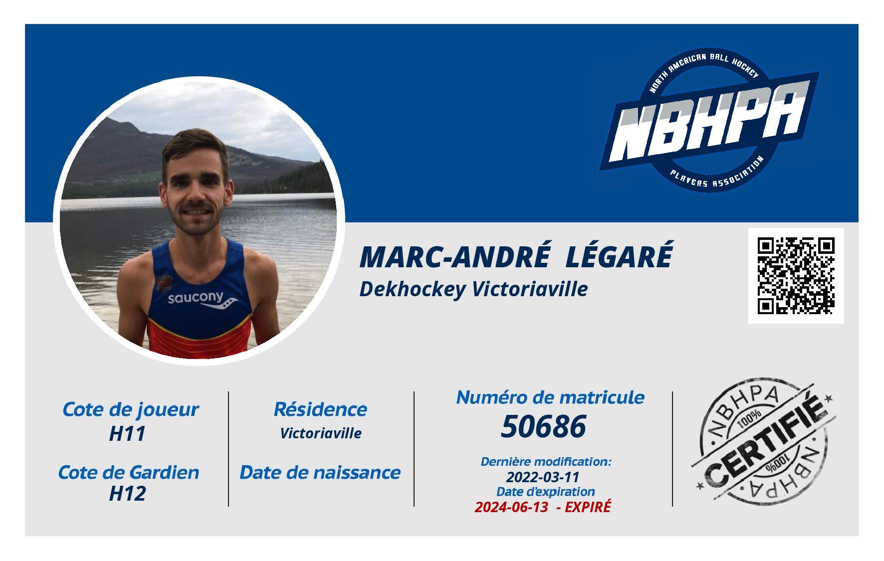 Marc-André  Légaré