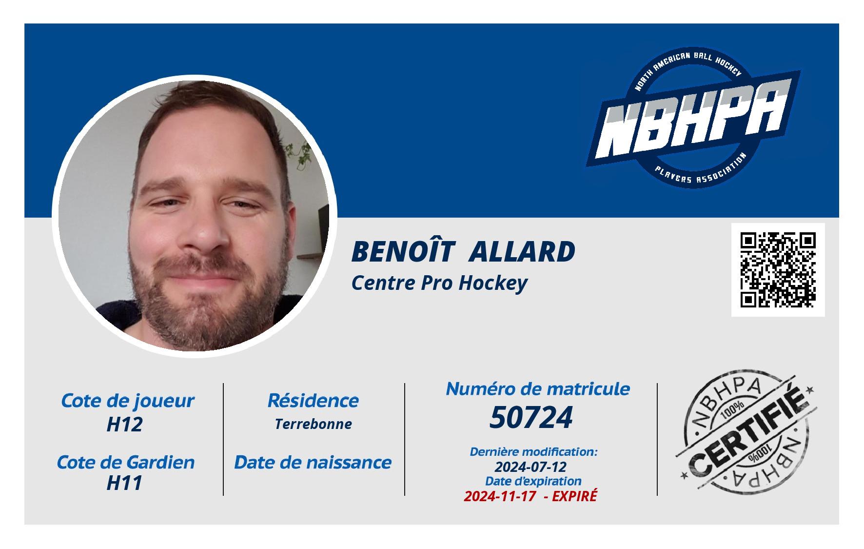 Benoît  Allard
