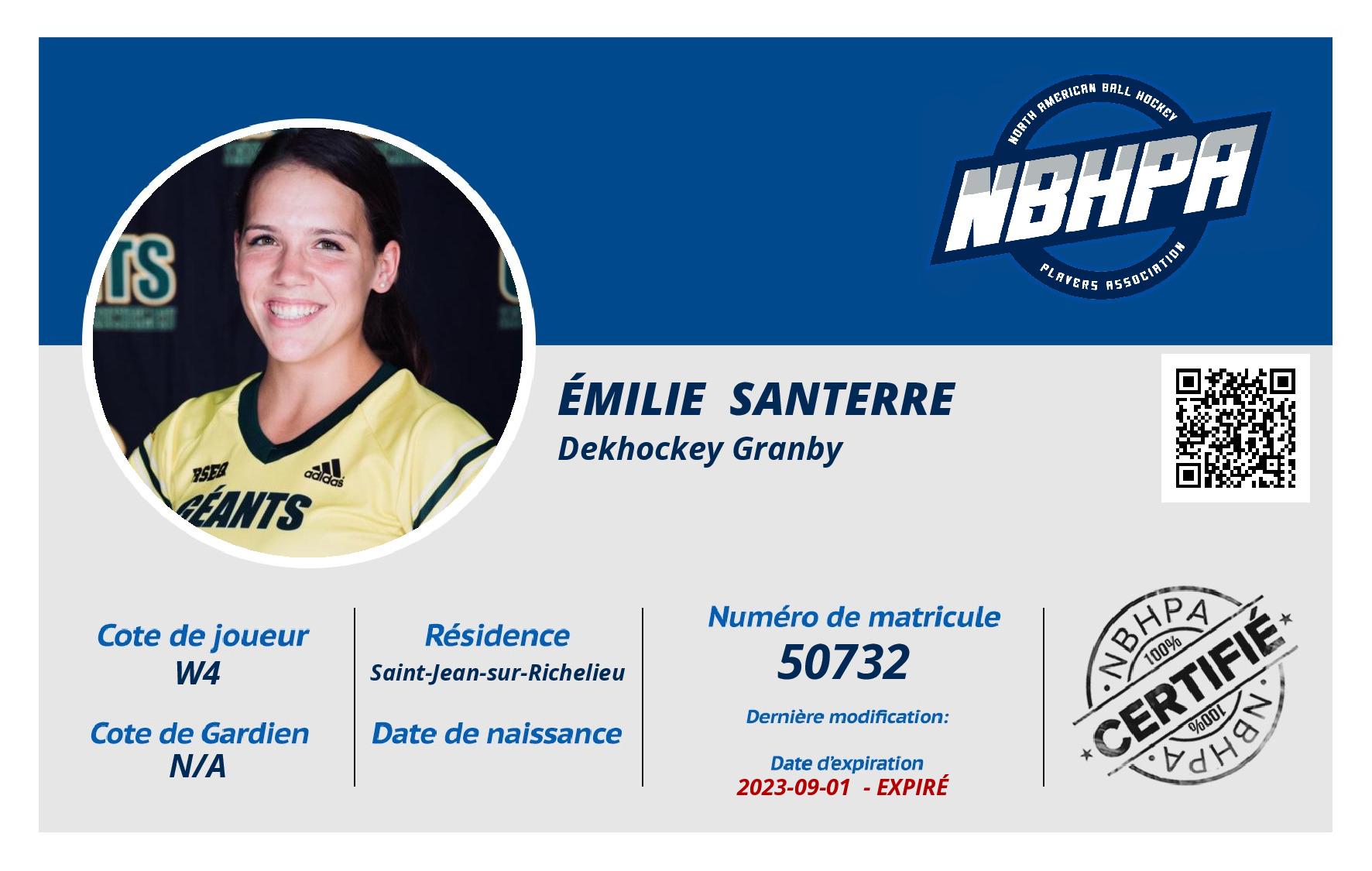 Émilie  Santerre