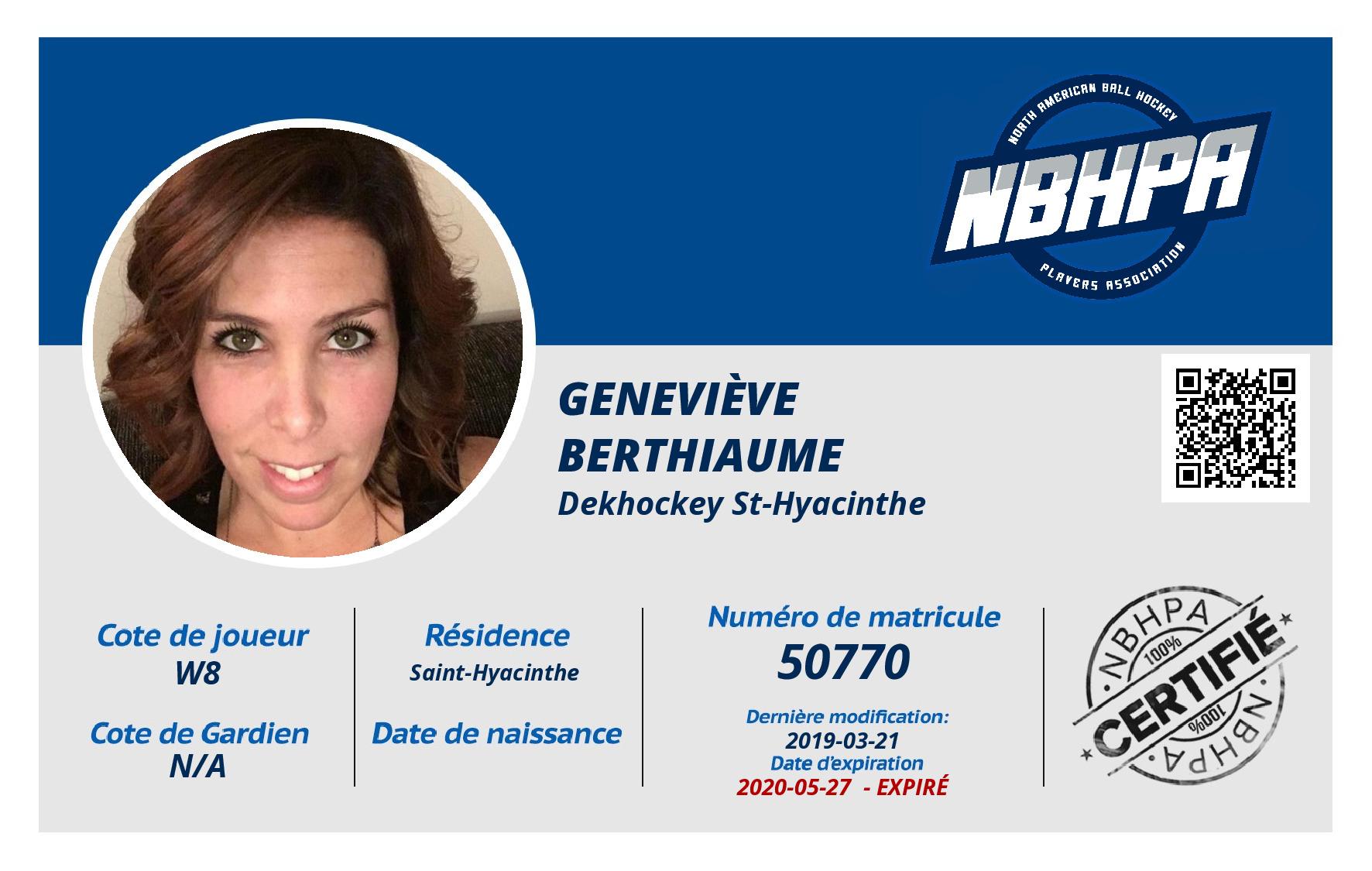 Geneviève  Berthiaume 