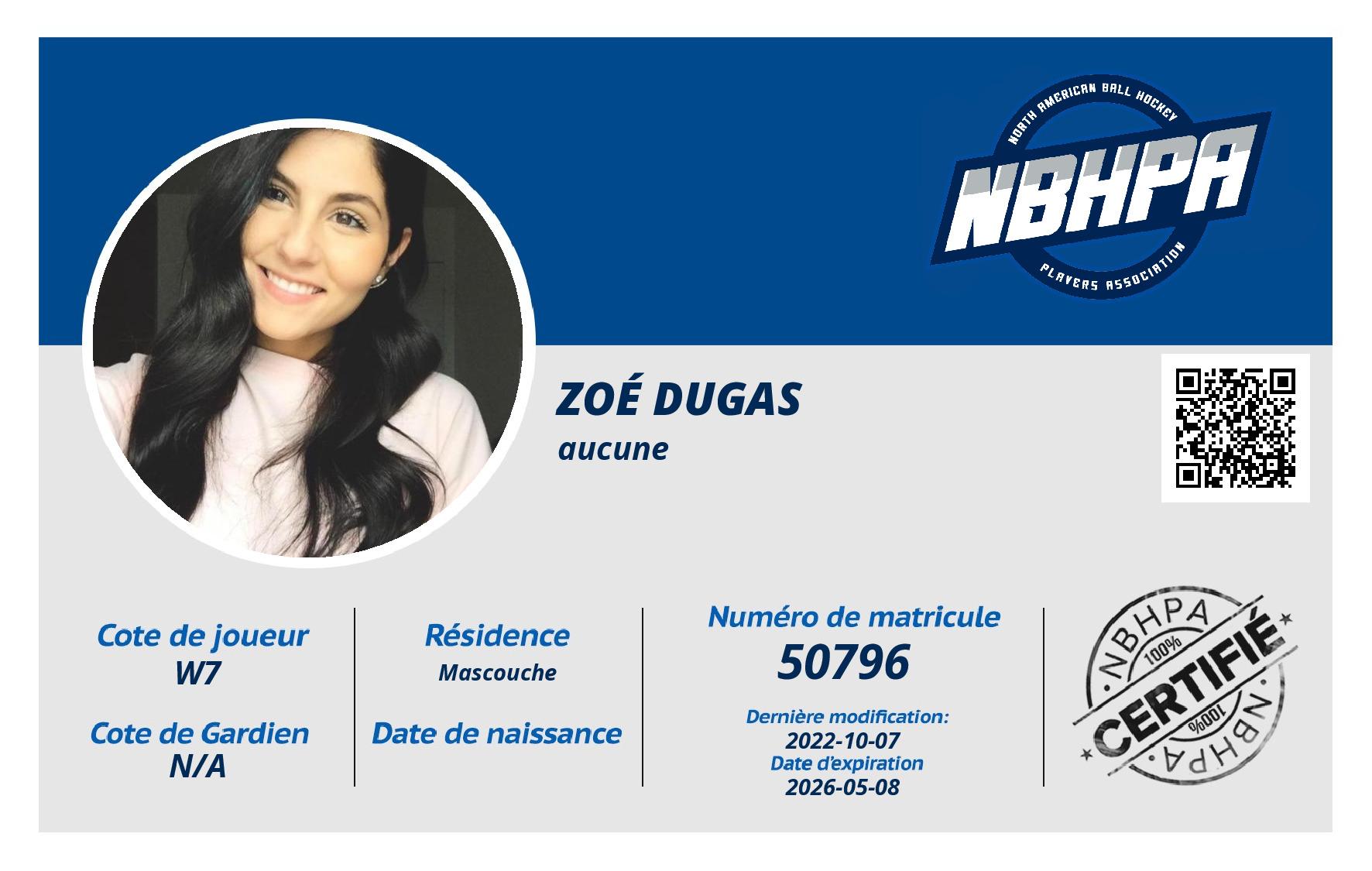 Zoé Dugas