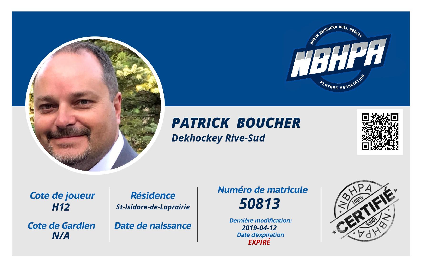 Patrick  Boucher