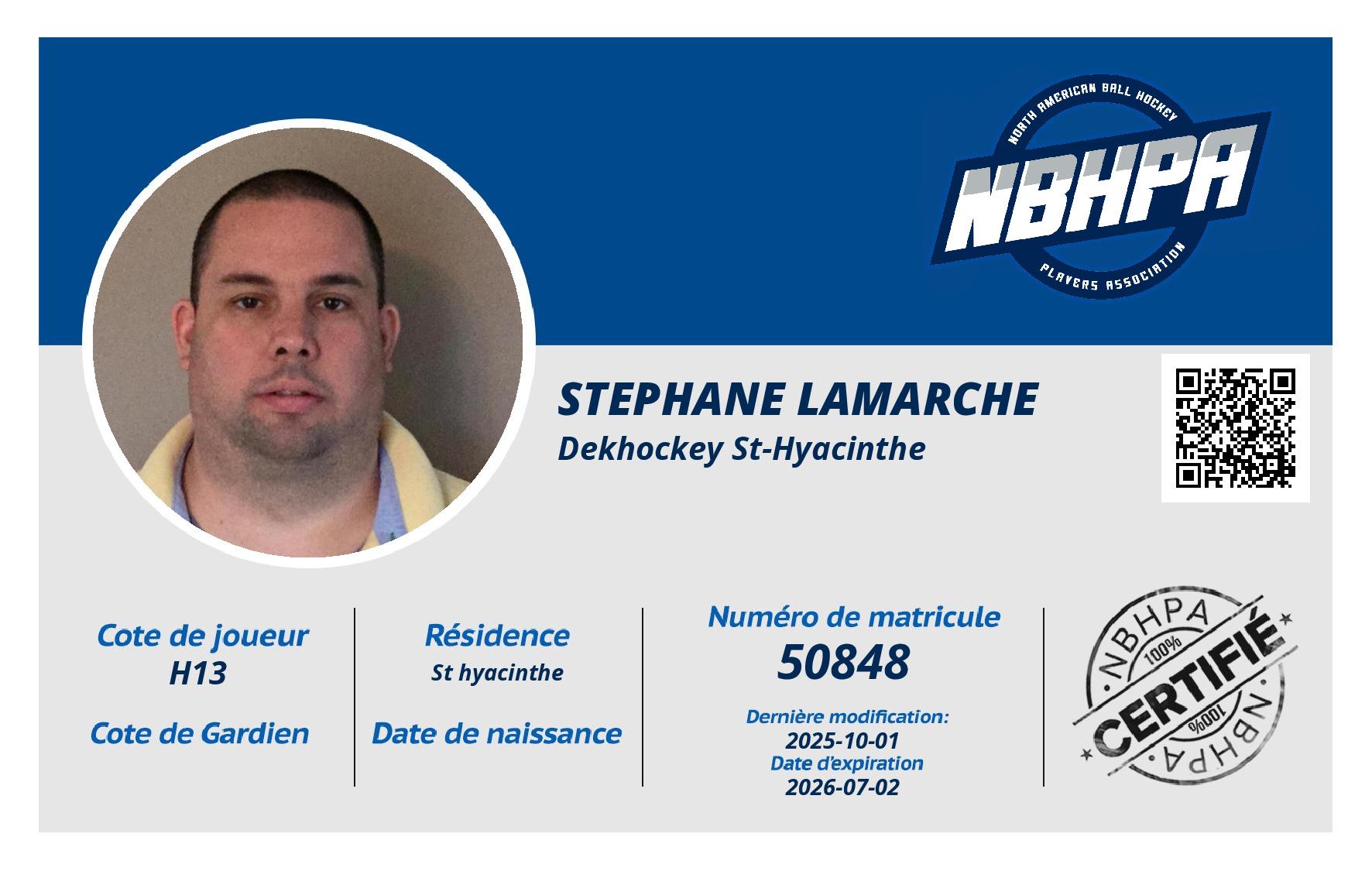 Stephane Lamarche