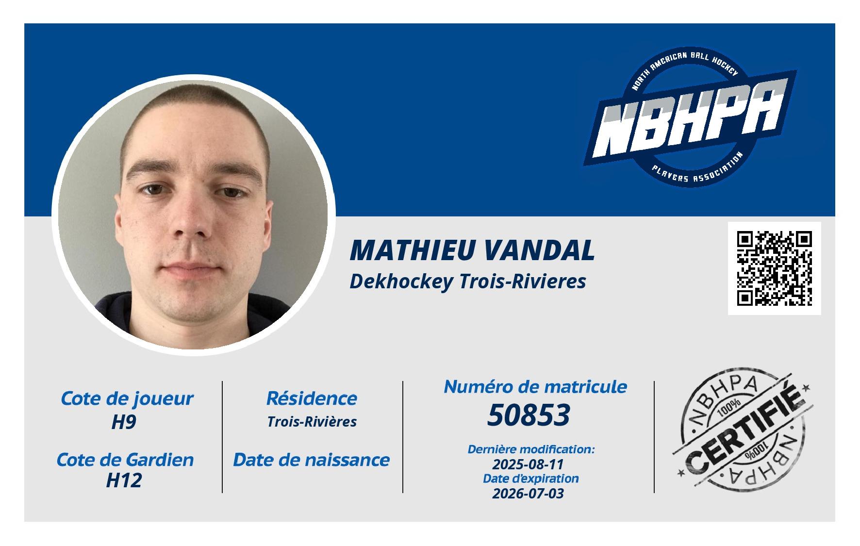 Mathieu Vandal