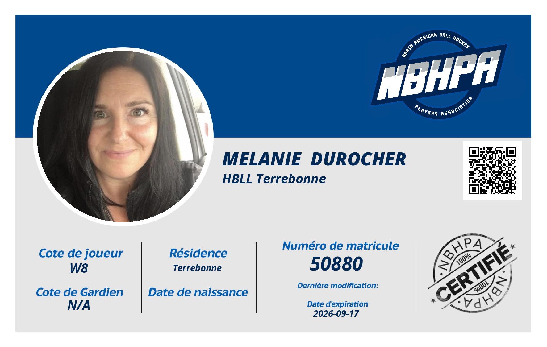 Melanie  Durocher 