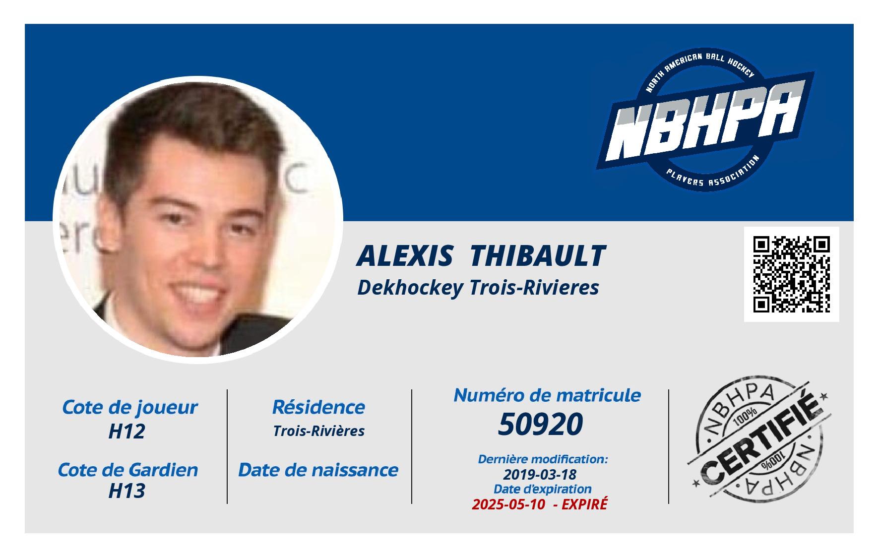 Alexis  Thibault 