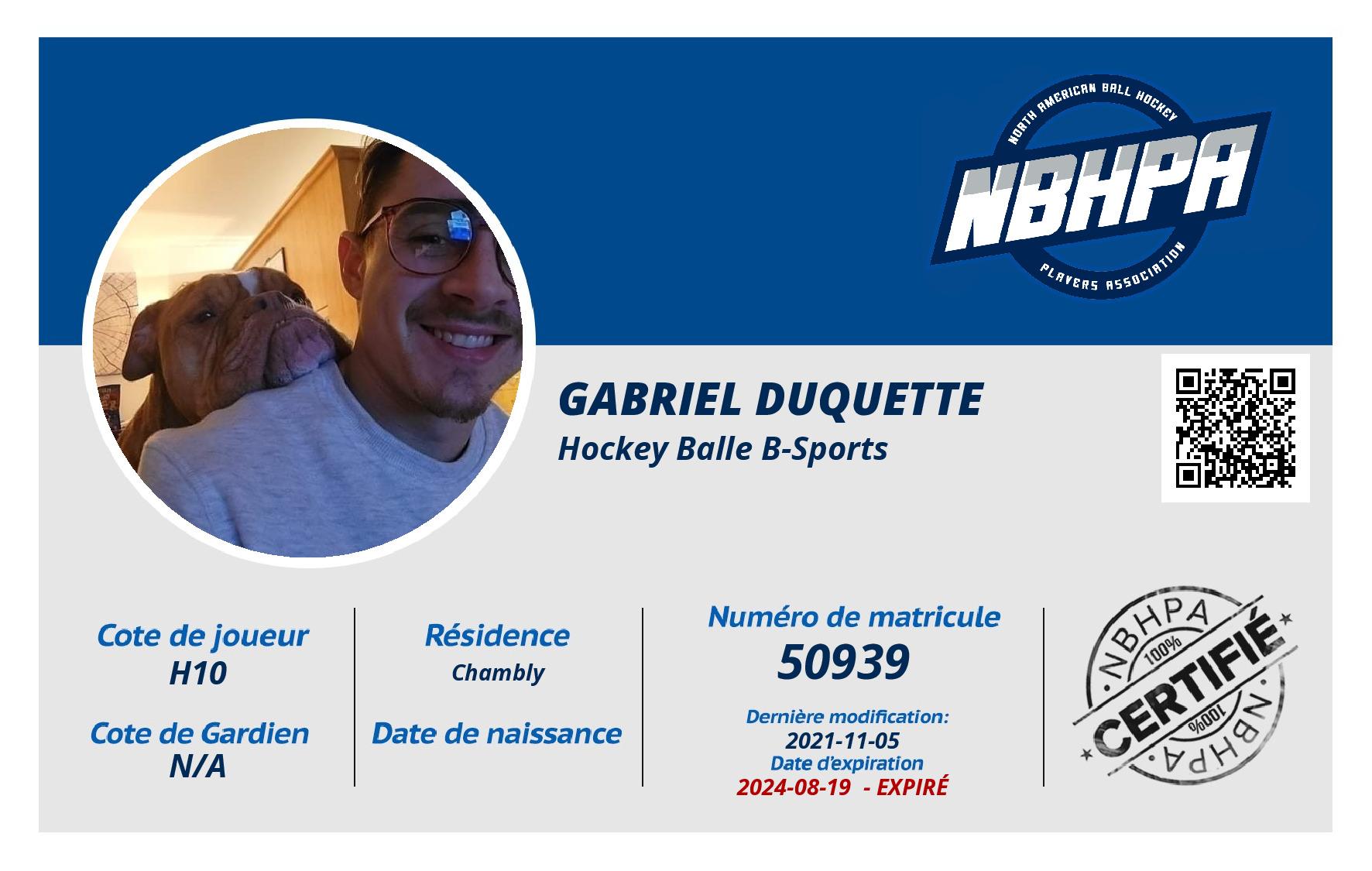 Gabriel Duquette