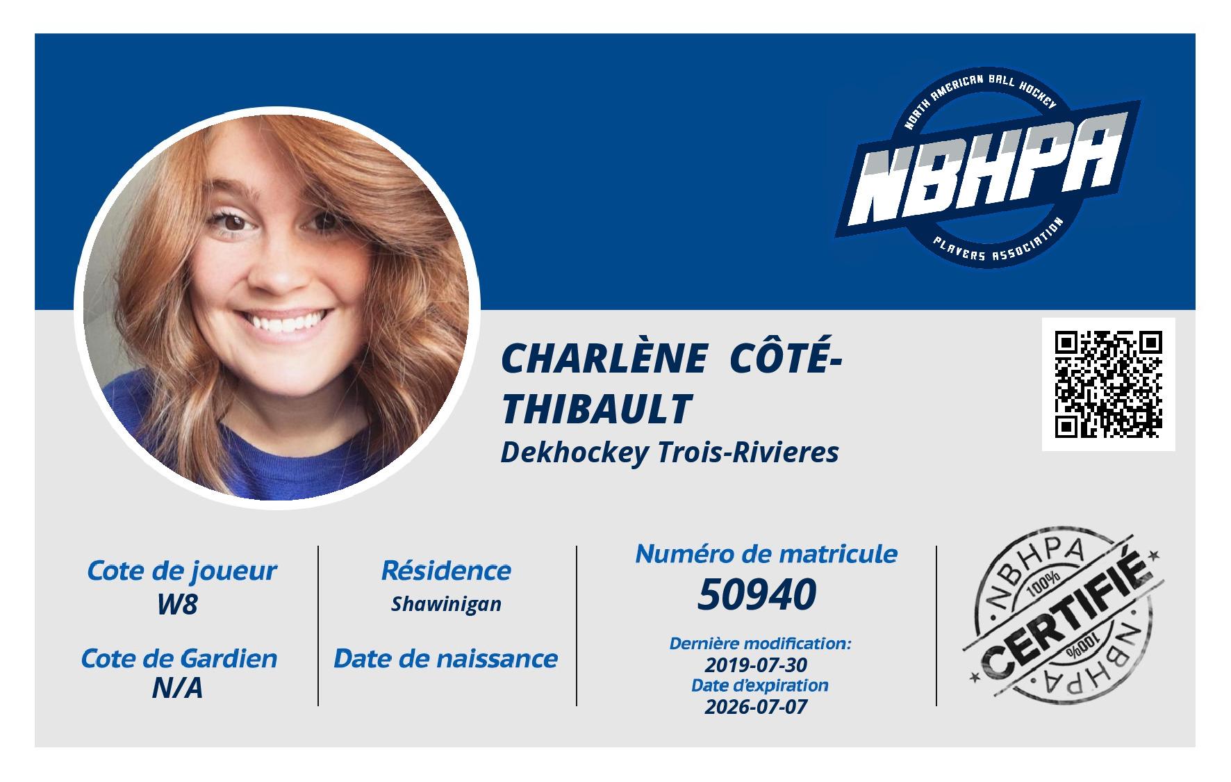 Charlène  Côté-Thibault