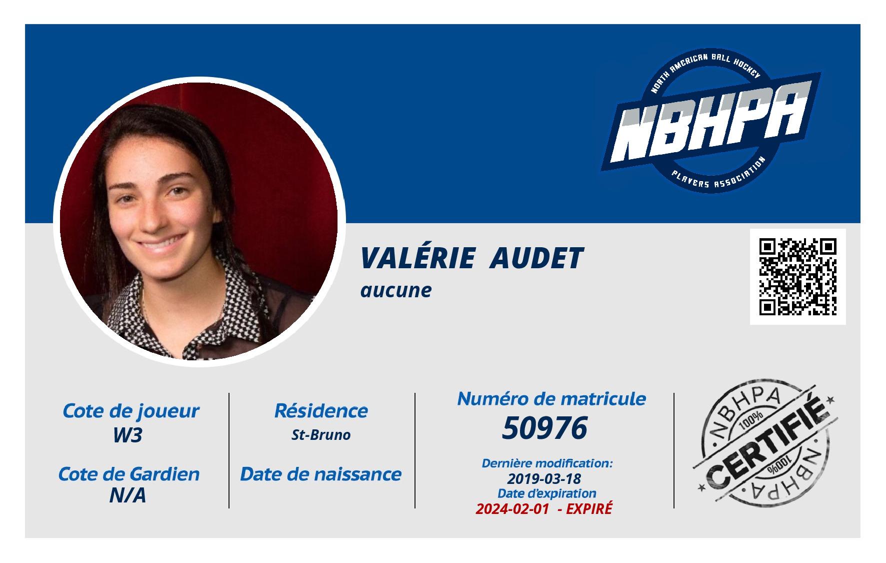 Valérie  Audet