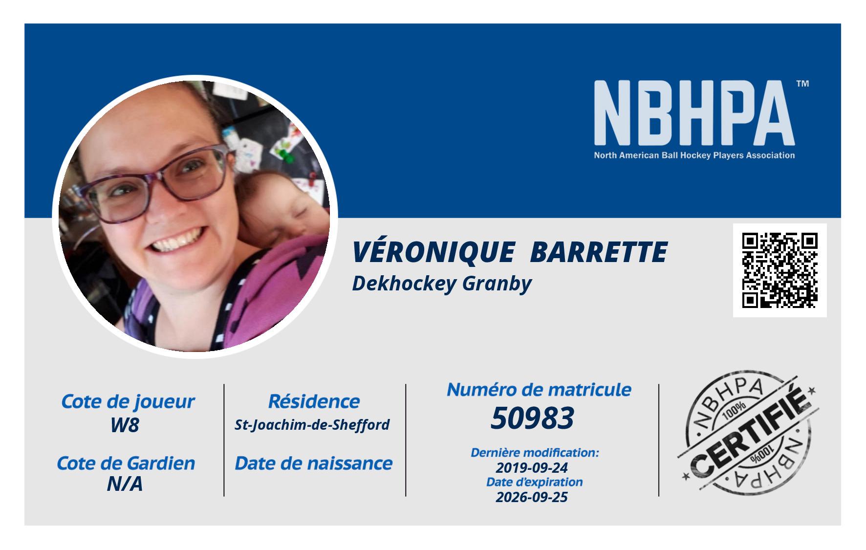 Véronique  Barrette