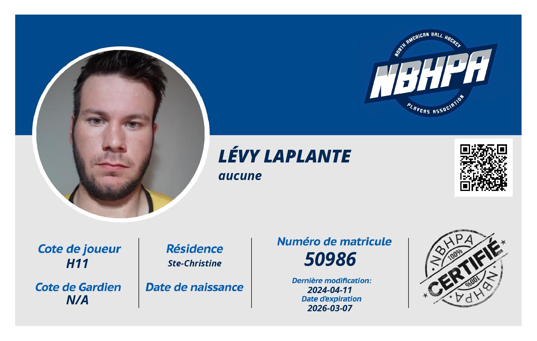 Lévy Laplante