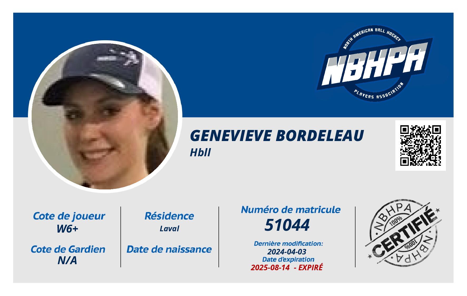Genevieve Bordeleau