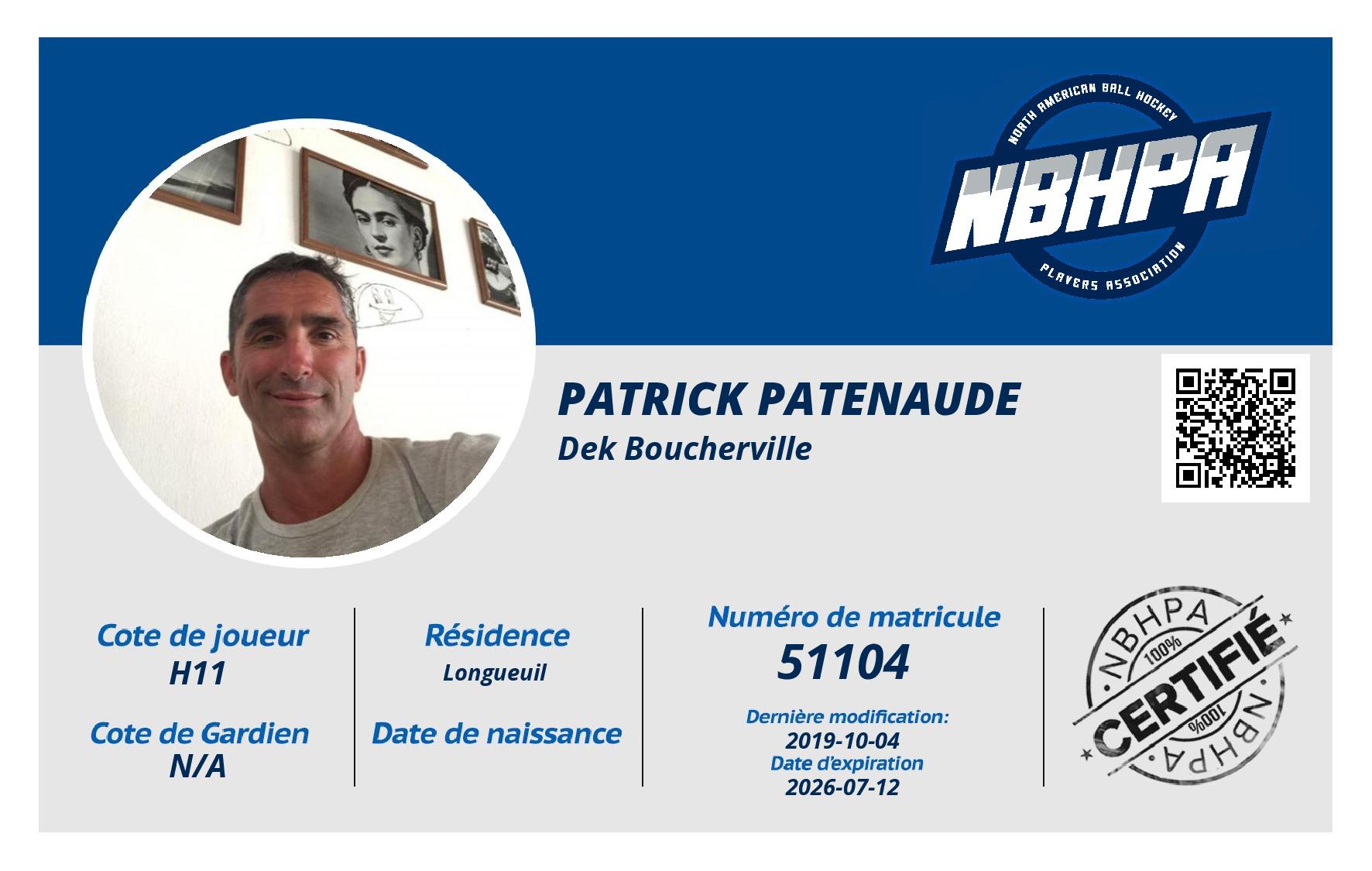 Patrick Patenaude 