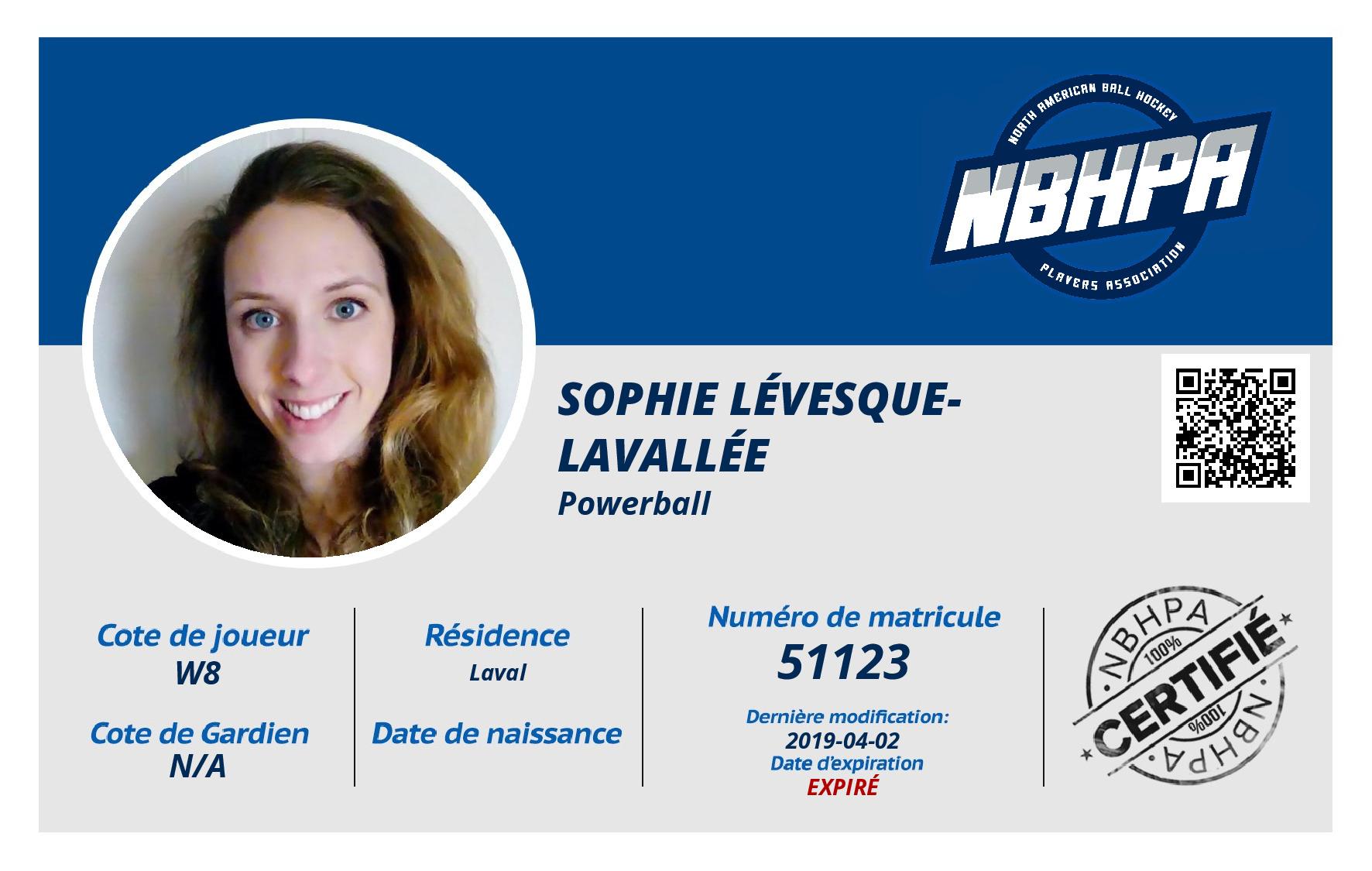 Sophie Lévesque-Lavallée