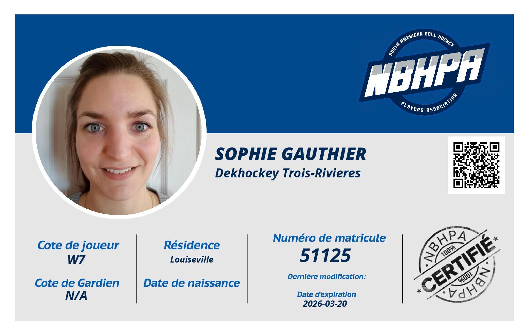 Sophie Gauthier
