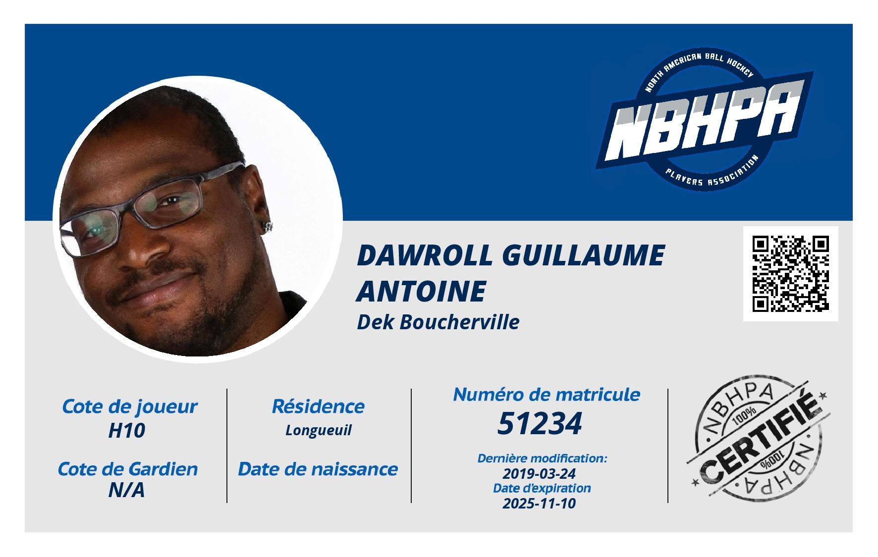 Dawroll Guillaume Antoine