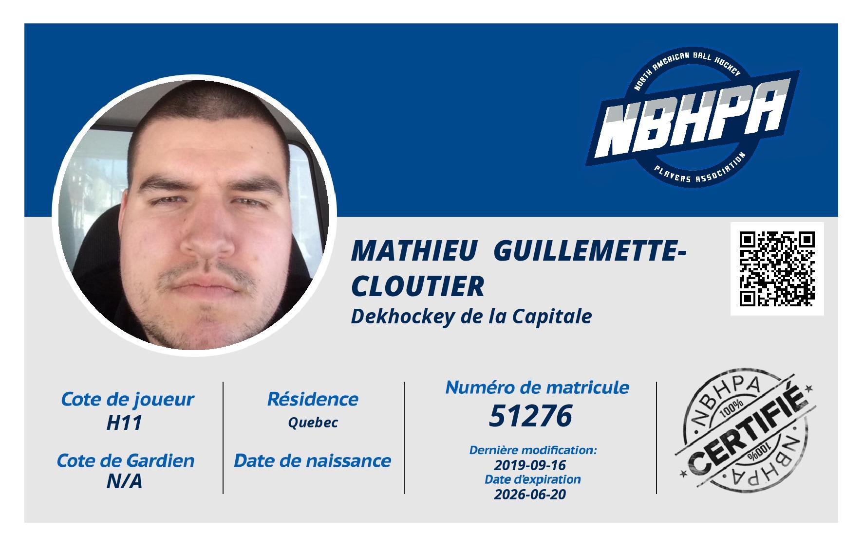Mathieu  Guillemette-Cloutier