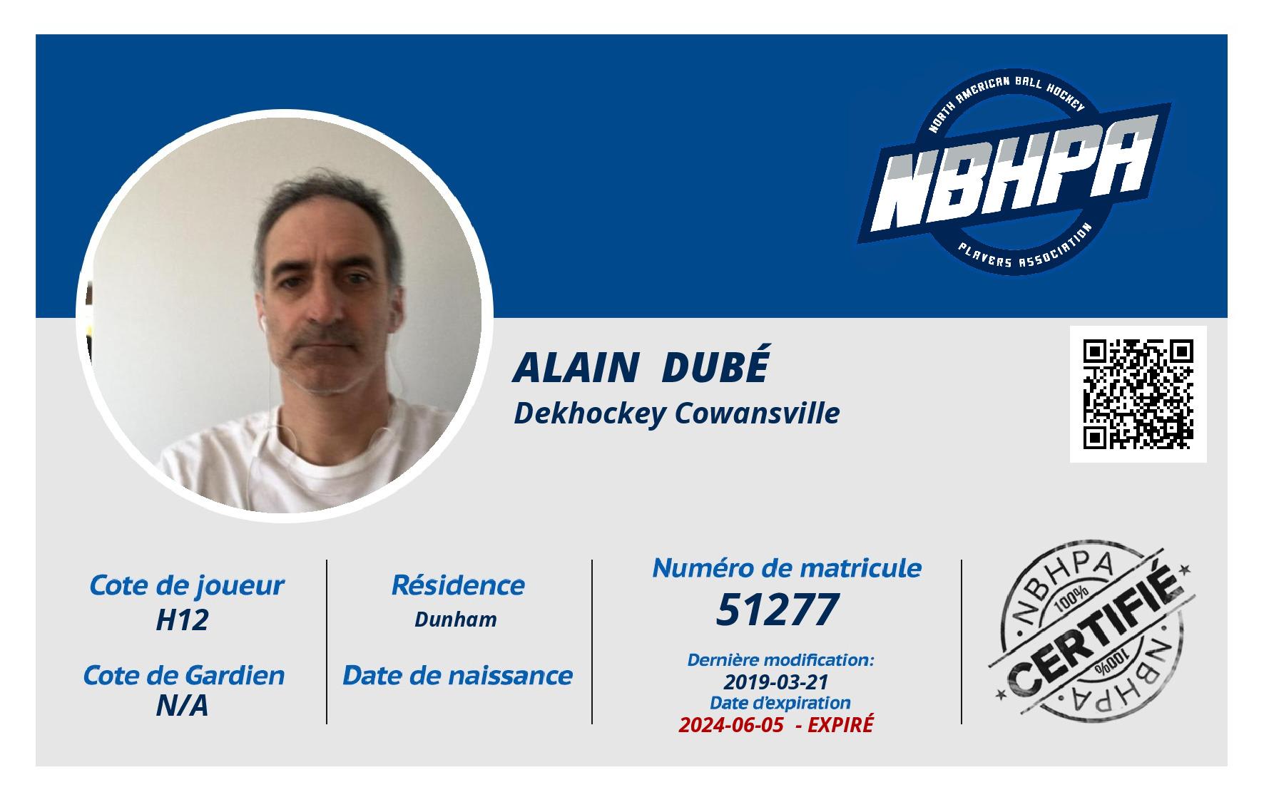 Alain  Dubé 