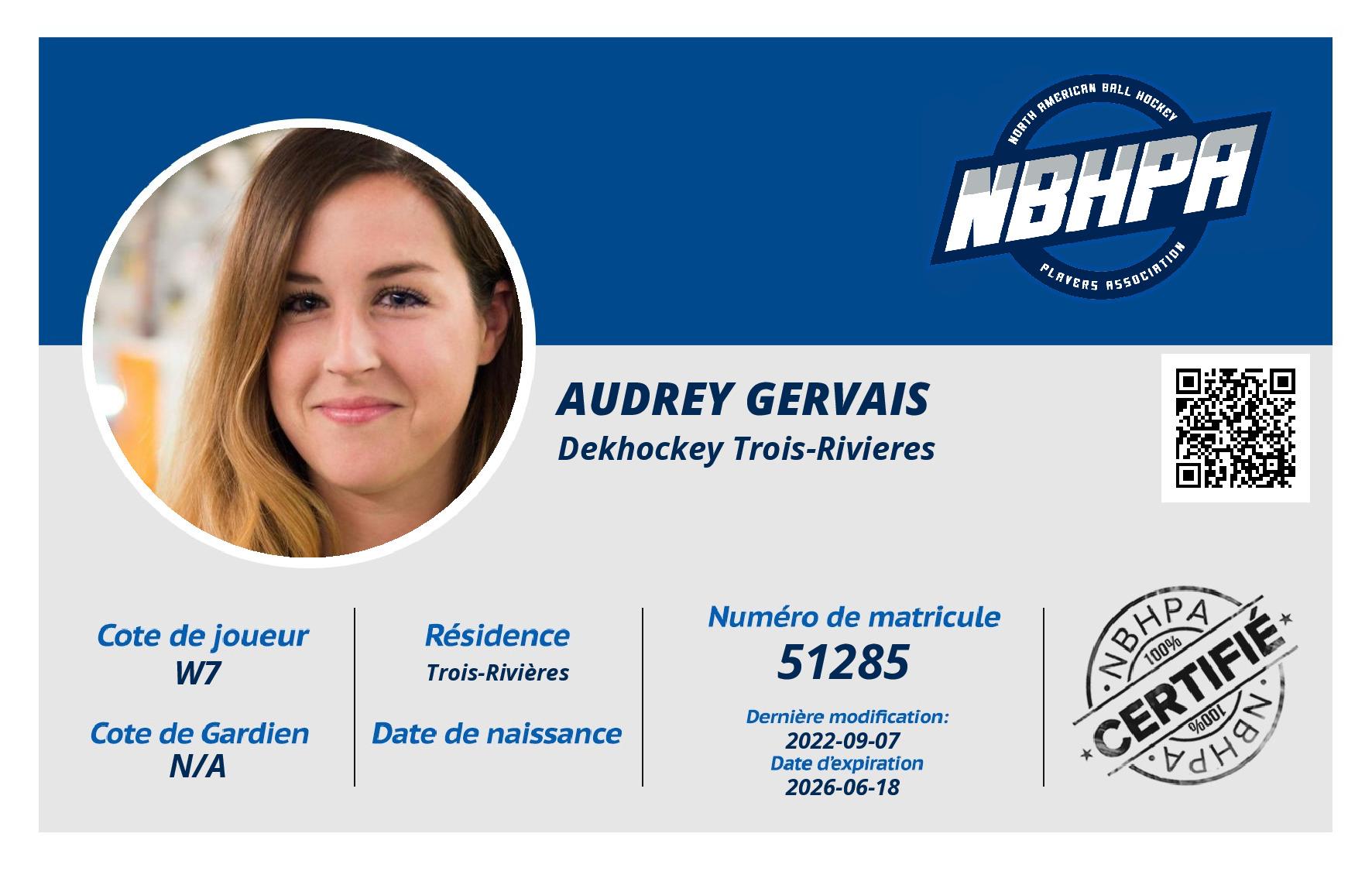 Audrey Gervais