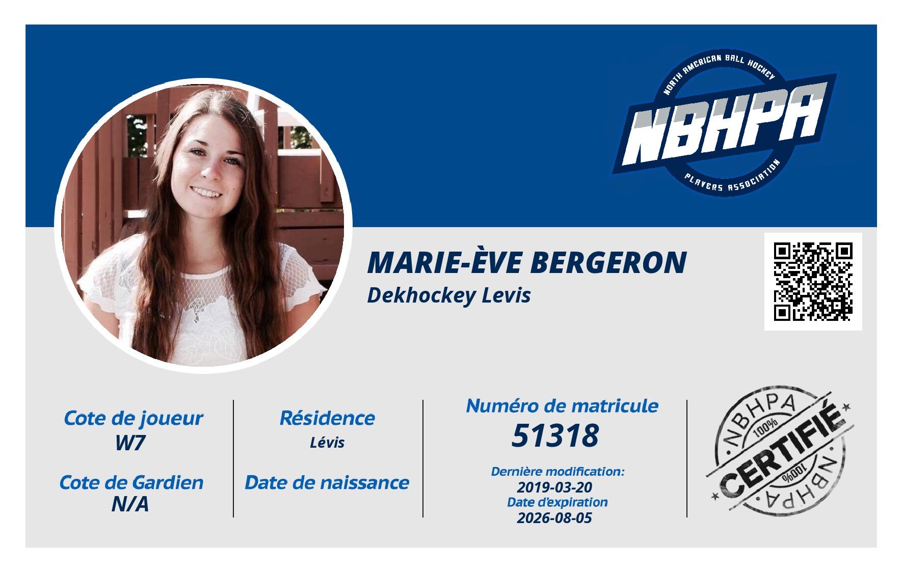 Marie-Ève Bergeron