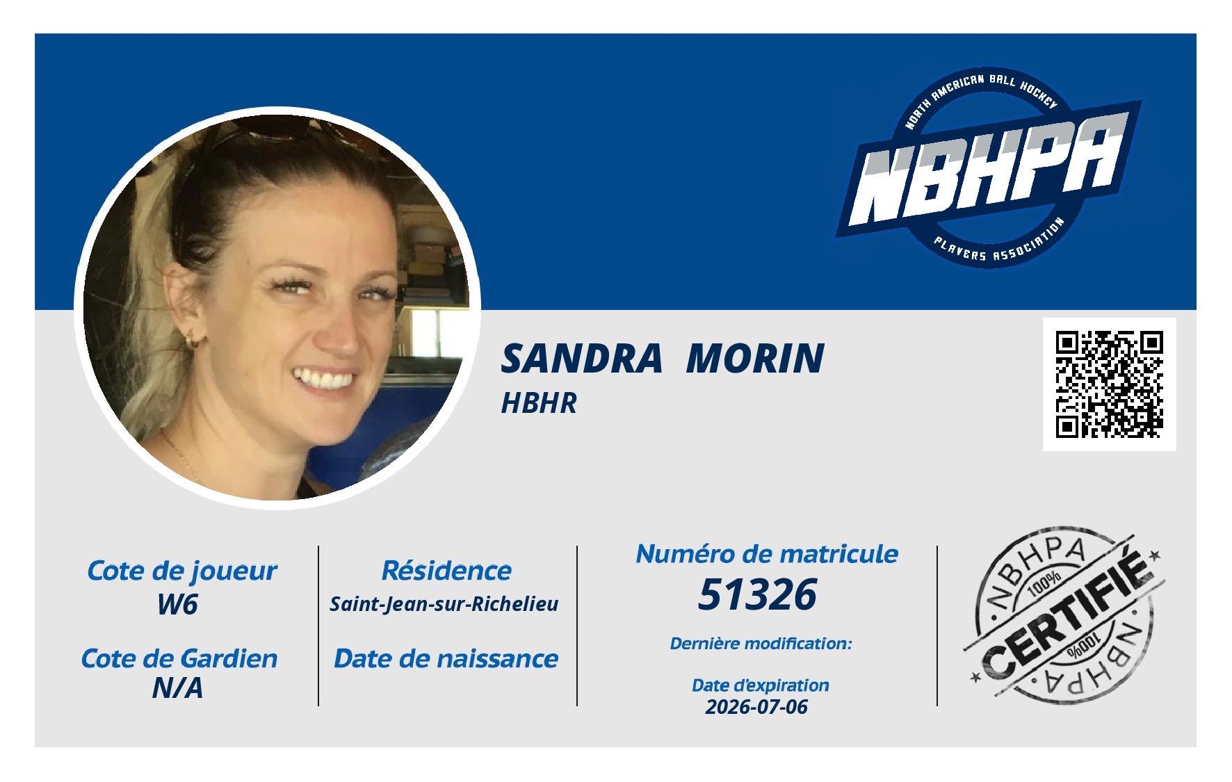 Sandra  Morin 