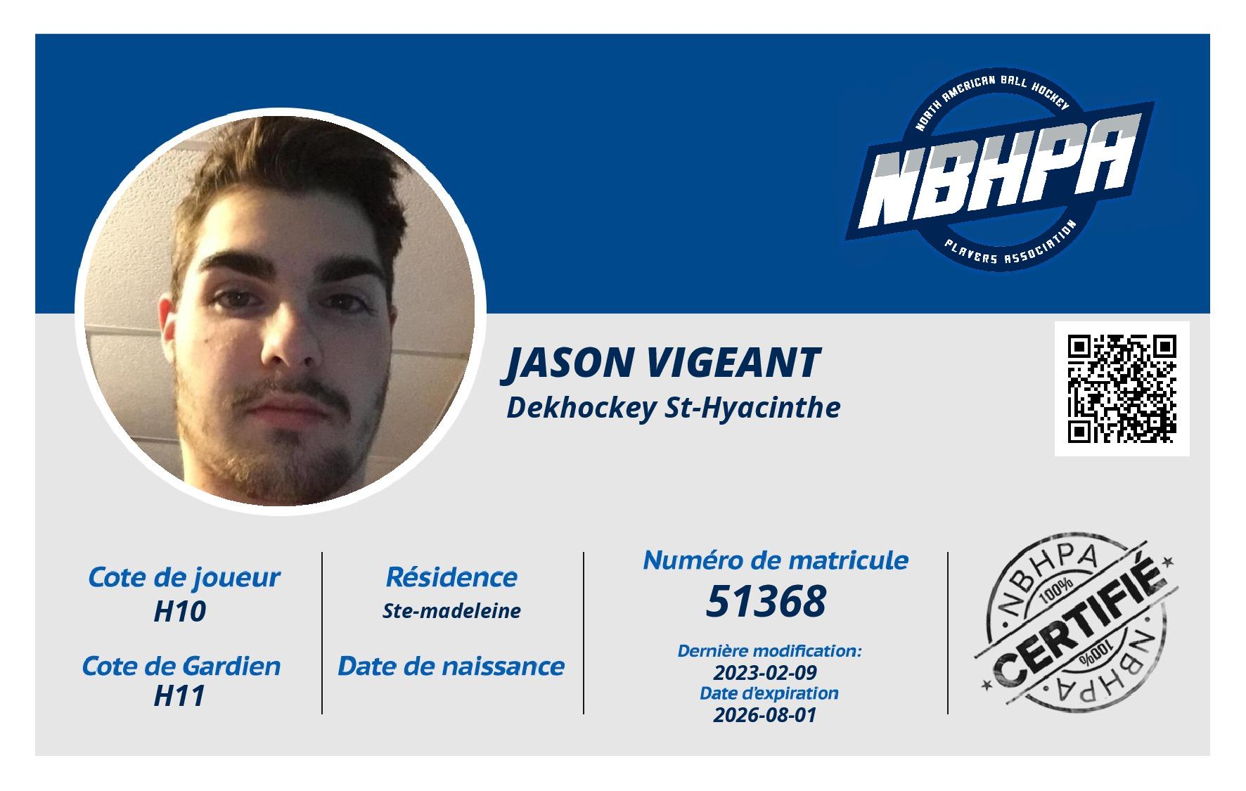 Jason Vigeant