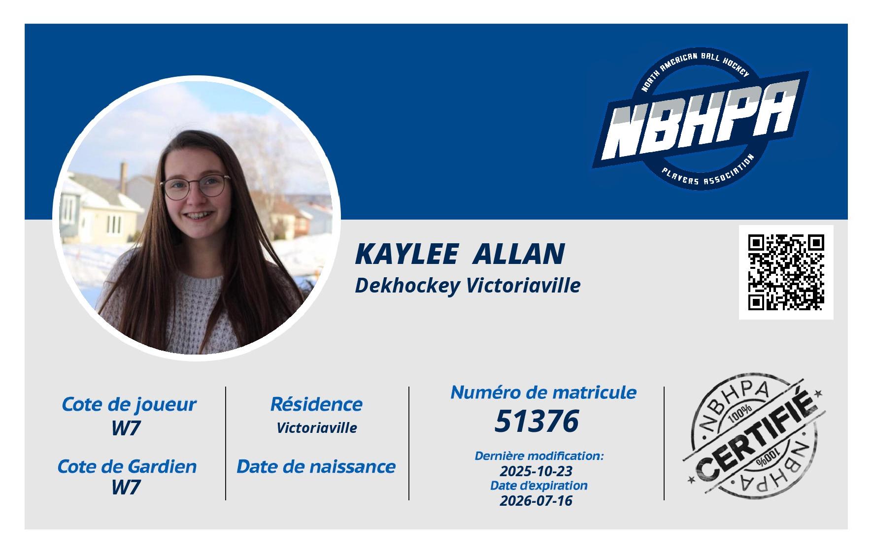Kaylee  Allan