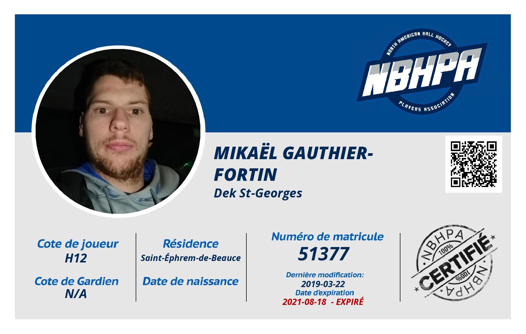 Mikaël Gauthier-fortin