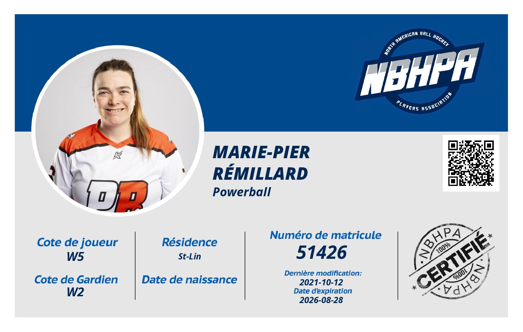Marie-Pier  Rémillard