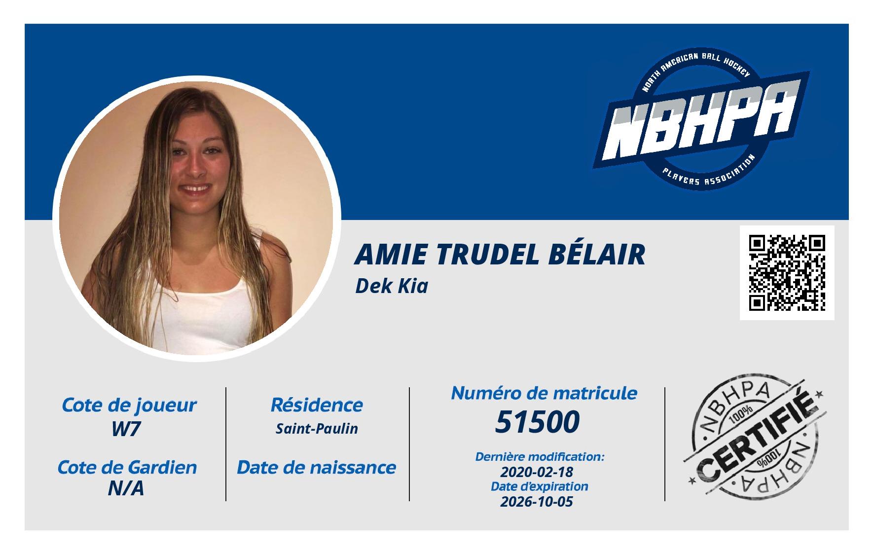 Amie Trudel Bélair