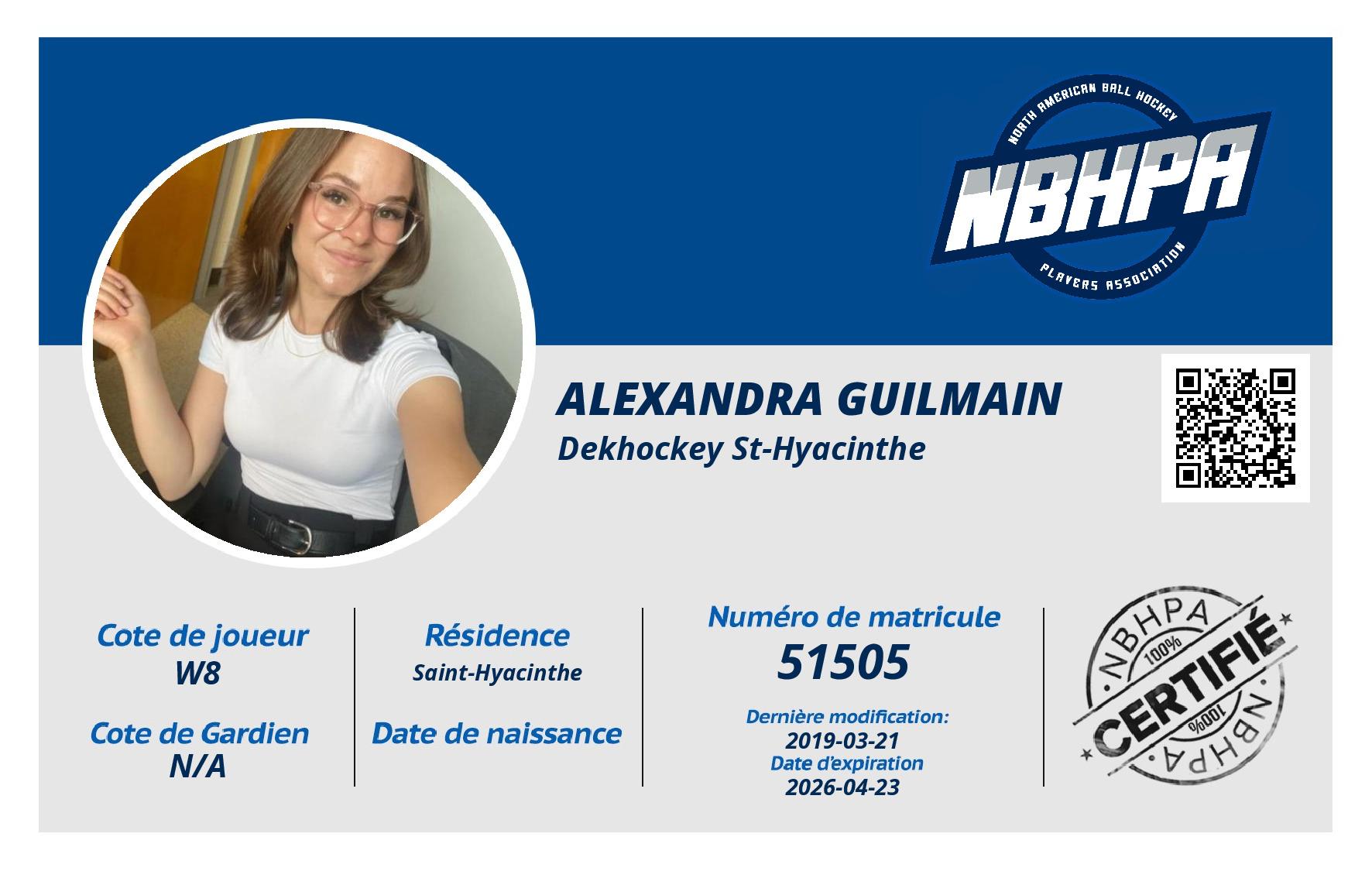 Alexandra Guilmain