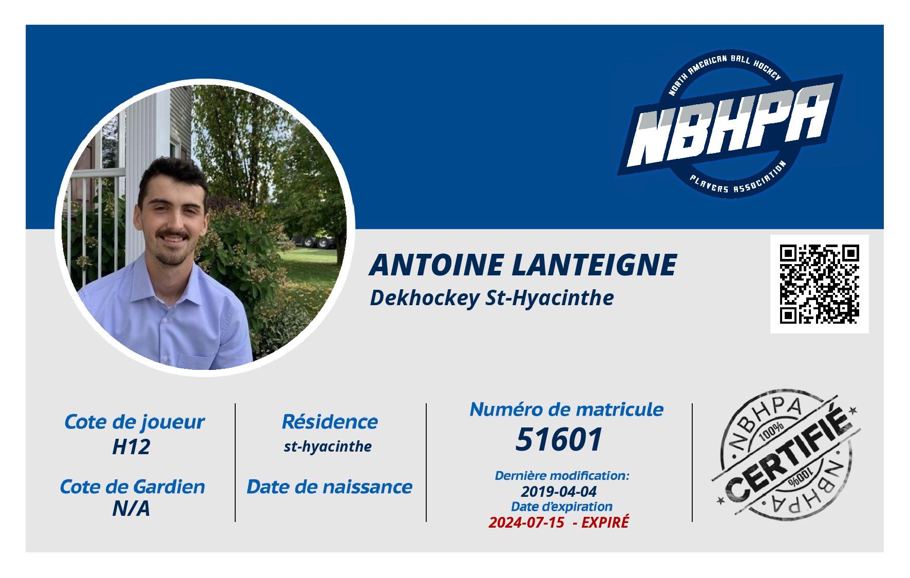 Antoine Lanteigne