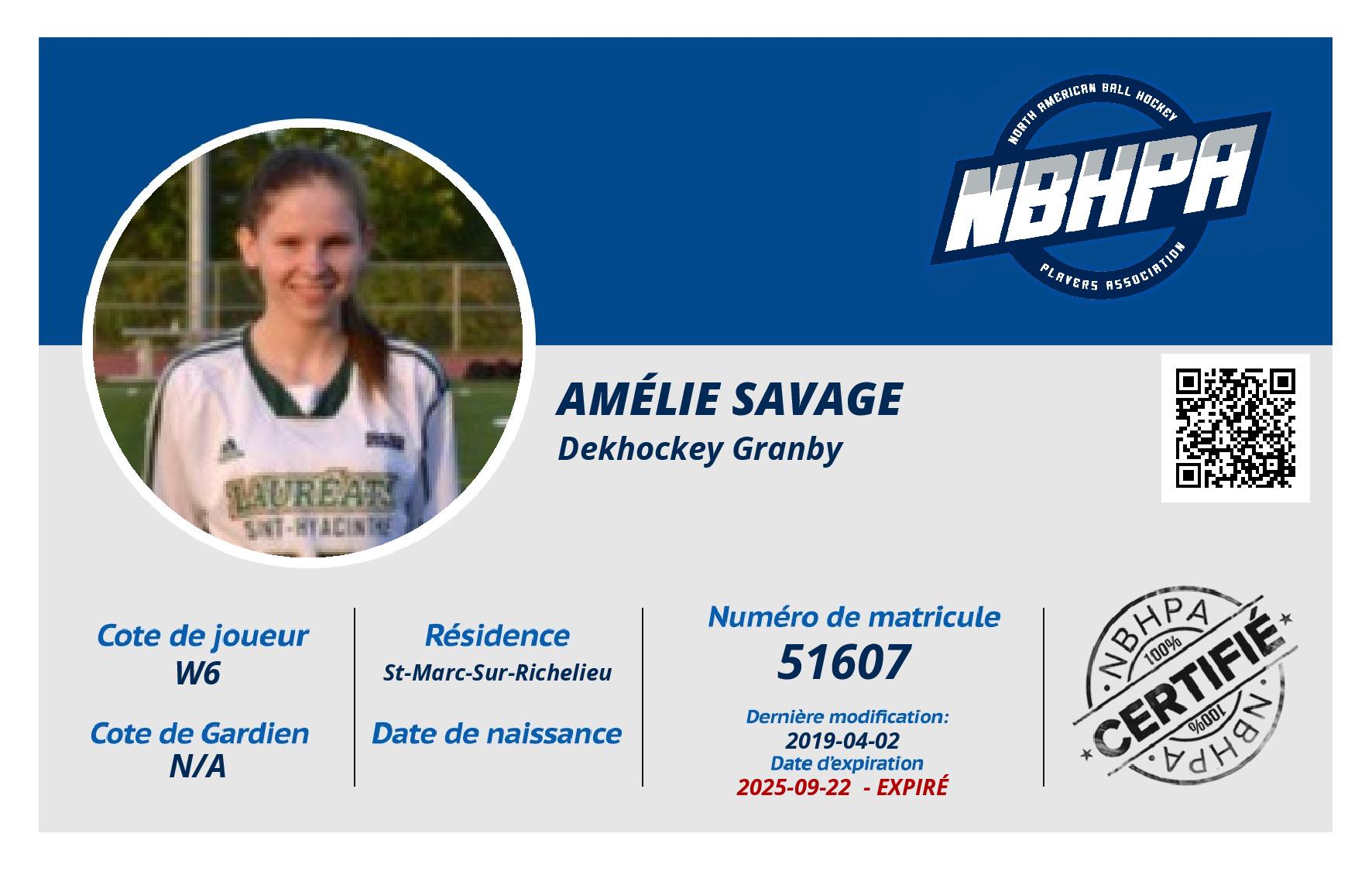 Amélie Savage